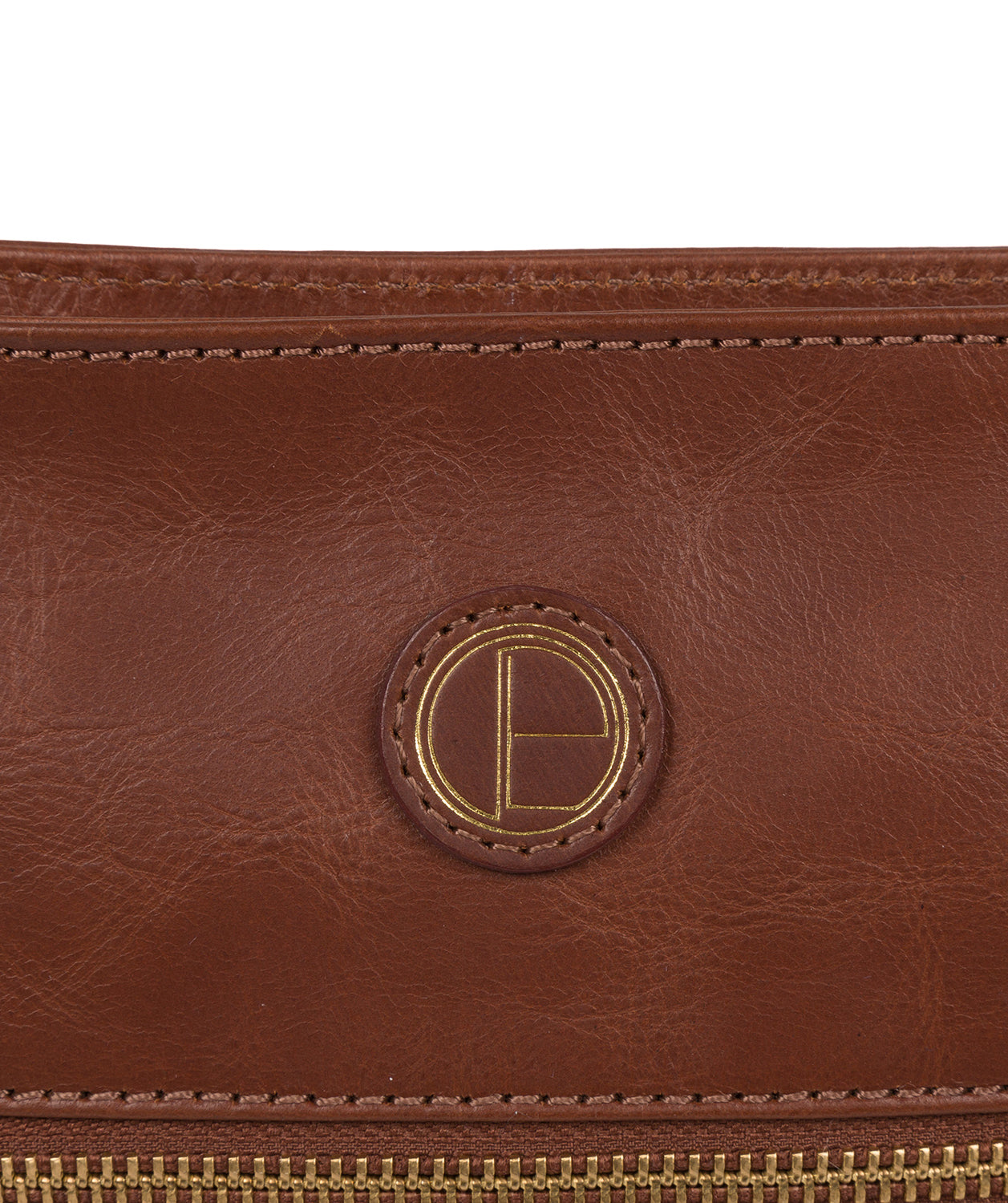 'Knook' Vintage Cognac Leather Cross Body Bag image 6