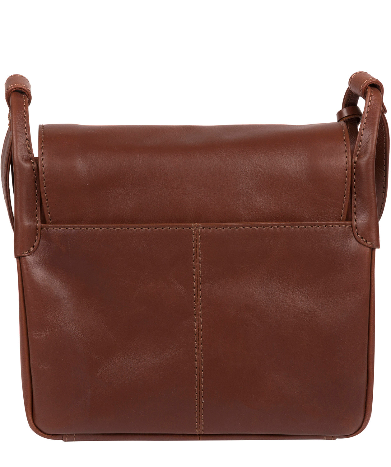'Houghton' Vintage Cognac Leather Cross Body Bag image 3