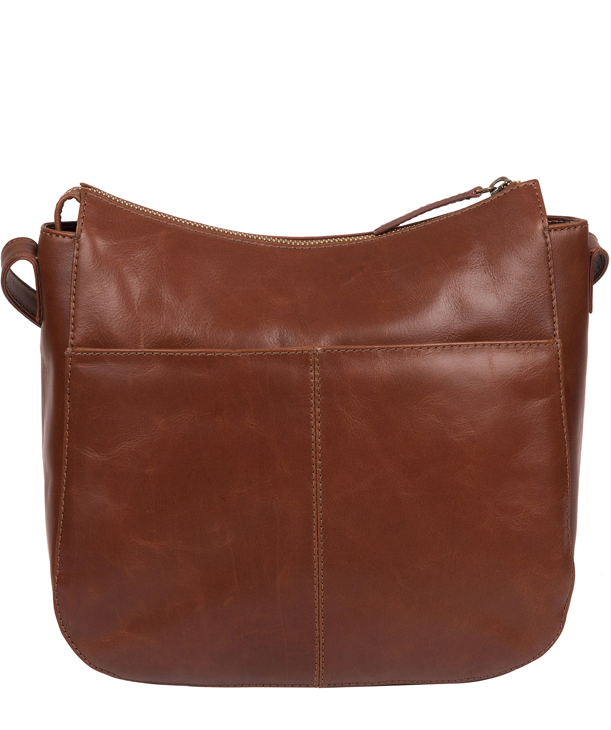 'Farlow' Vintage Cognac Leather Shoulder Bag Pure Luxuries London