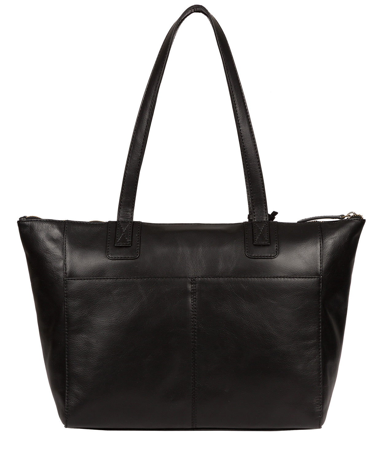 'Gwent' Black Leather Tote Bag Pure Luxuries London