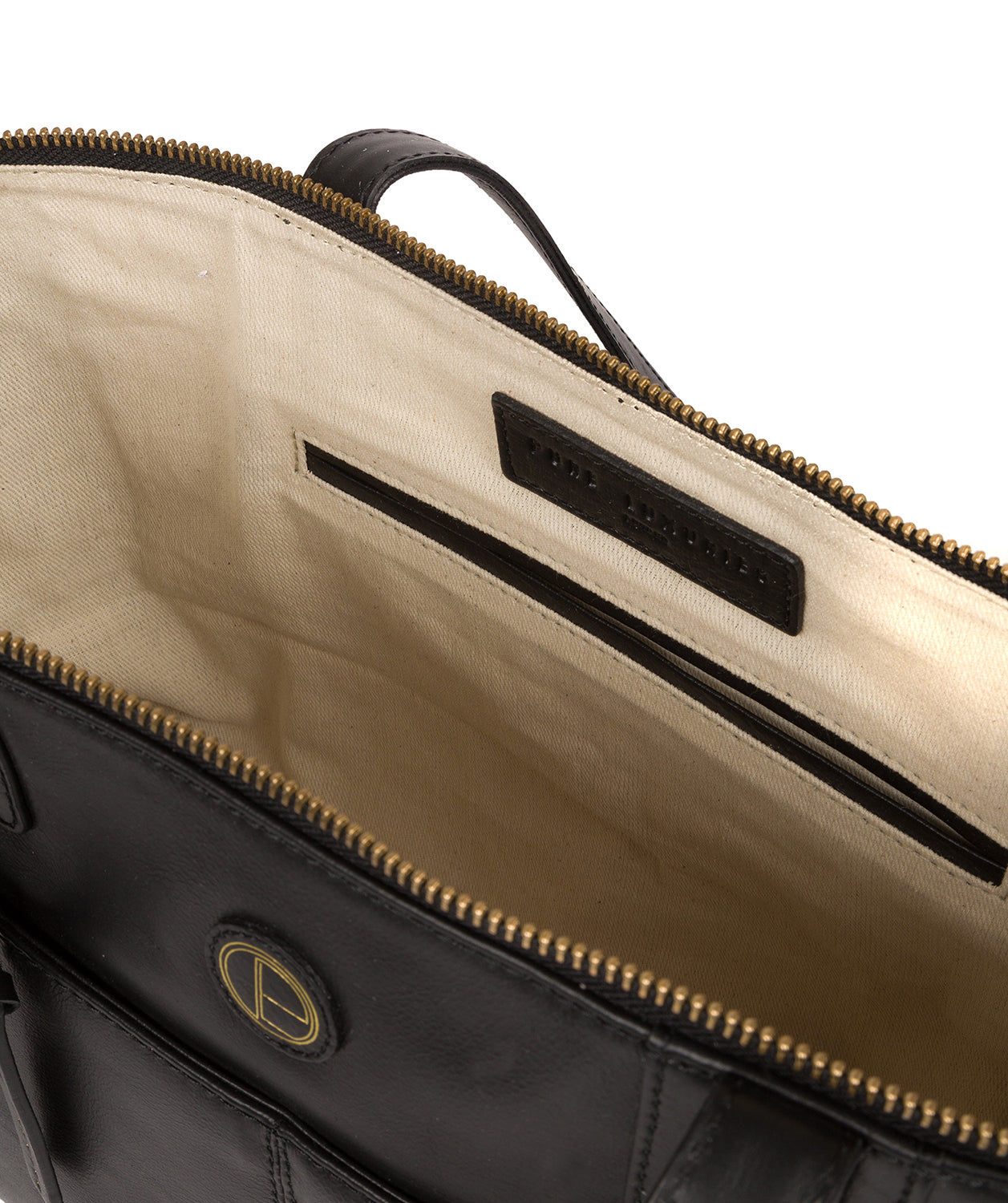 'Gwent' Black Leather Tote Bag Pure Luxuries London