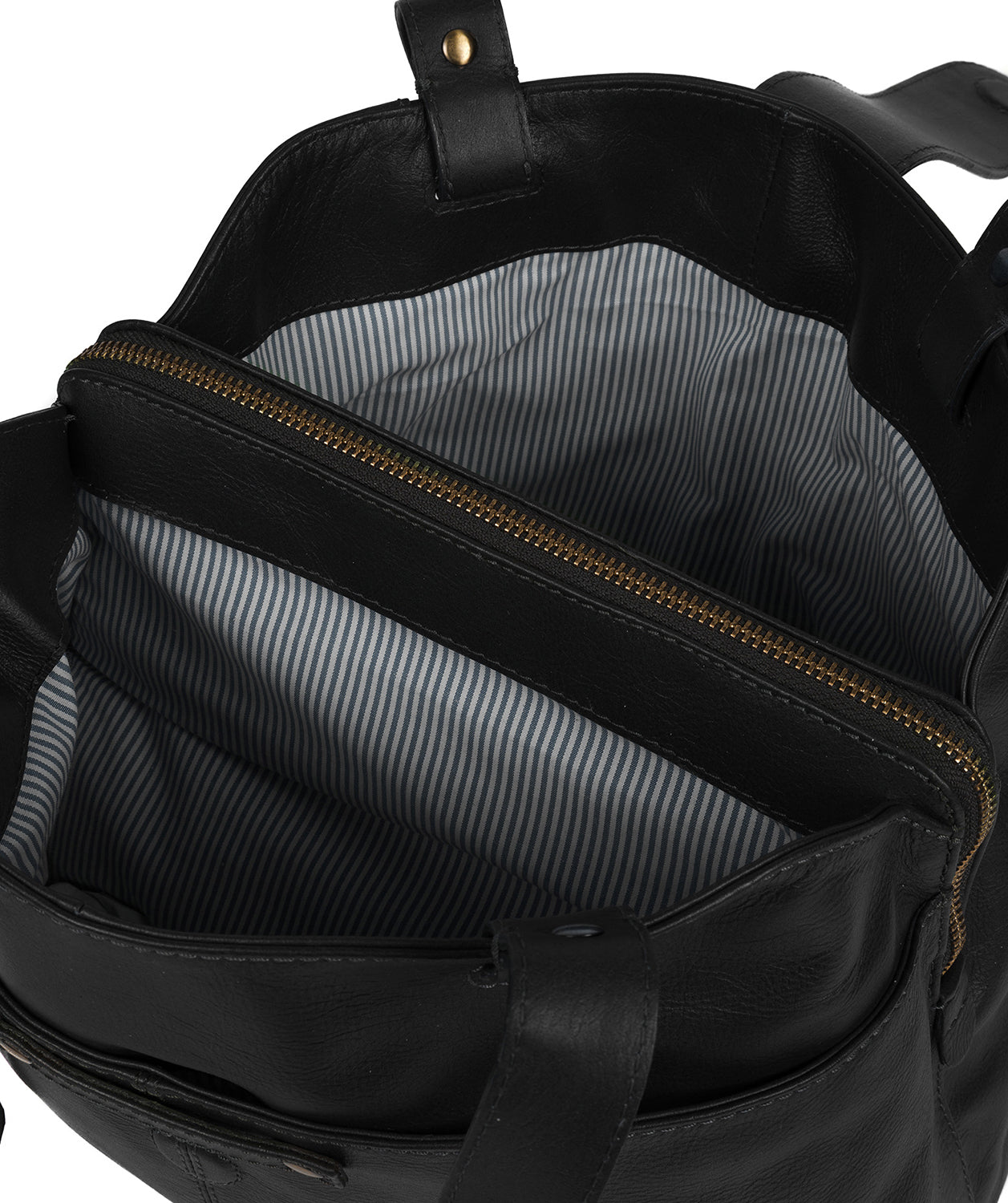 'Bickley' Vintage Black Leather Handbag image 4