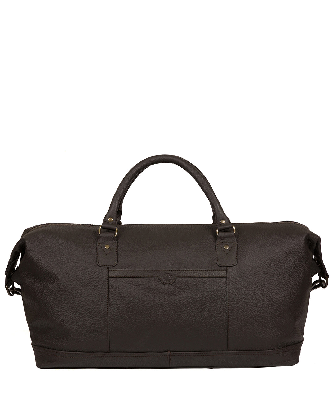 'Mallory' Brown Leather Holdall