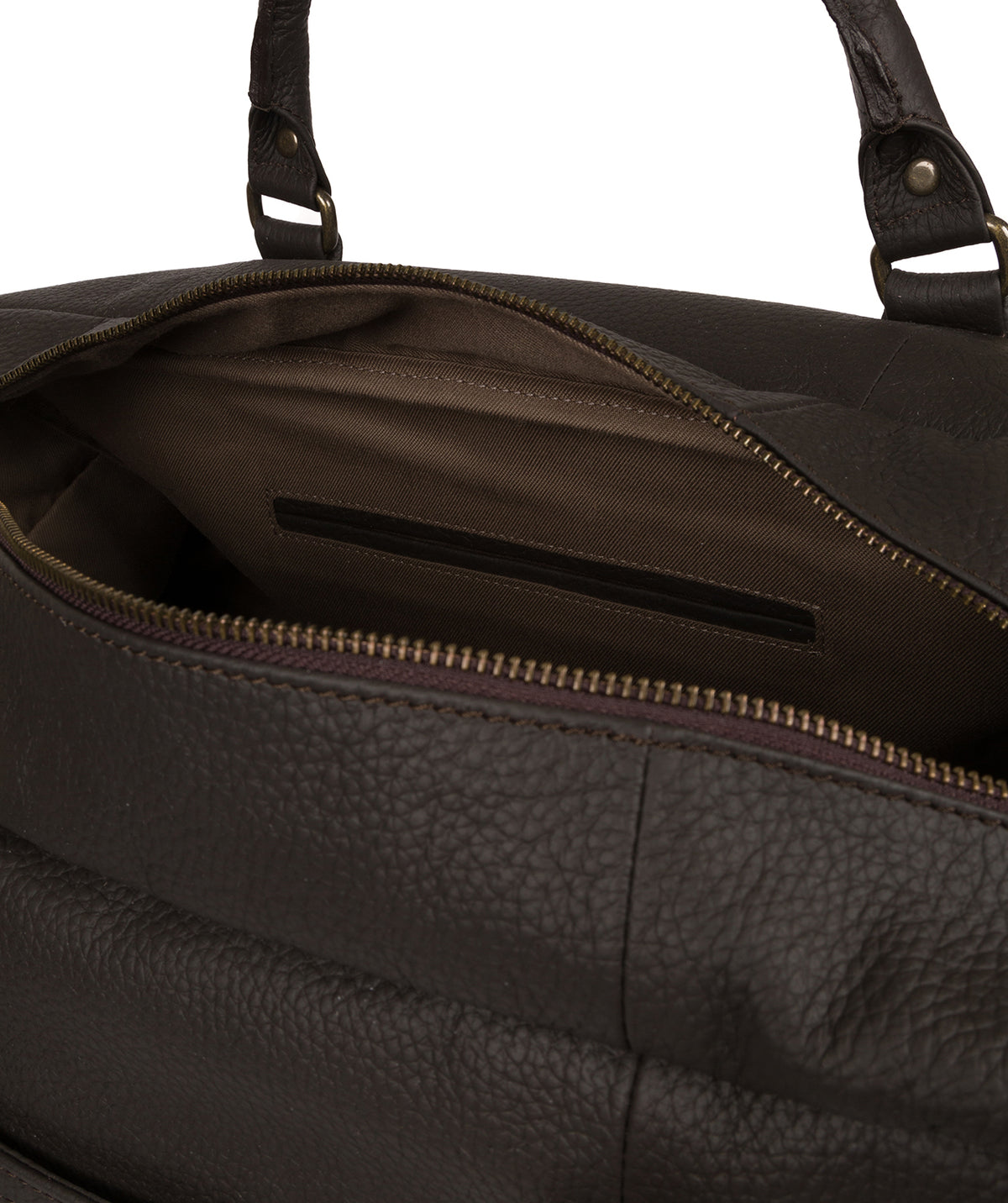 'Shackleton' Brown Leather Holdall