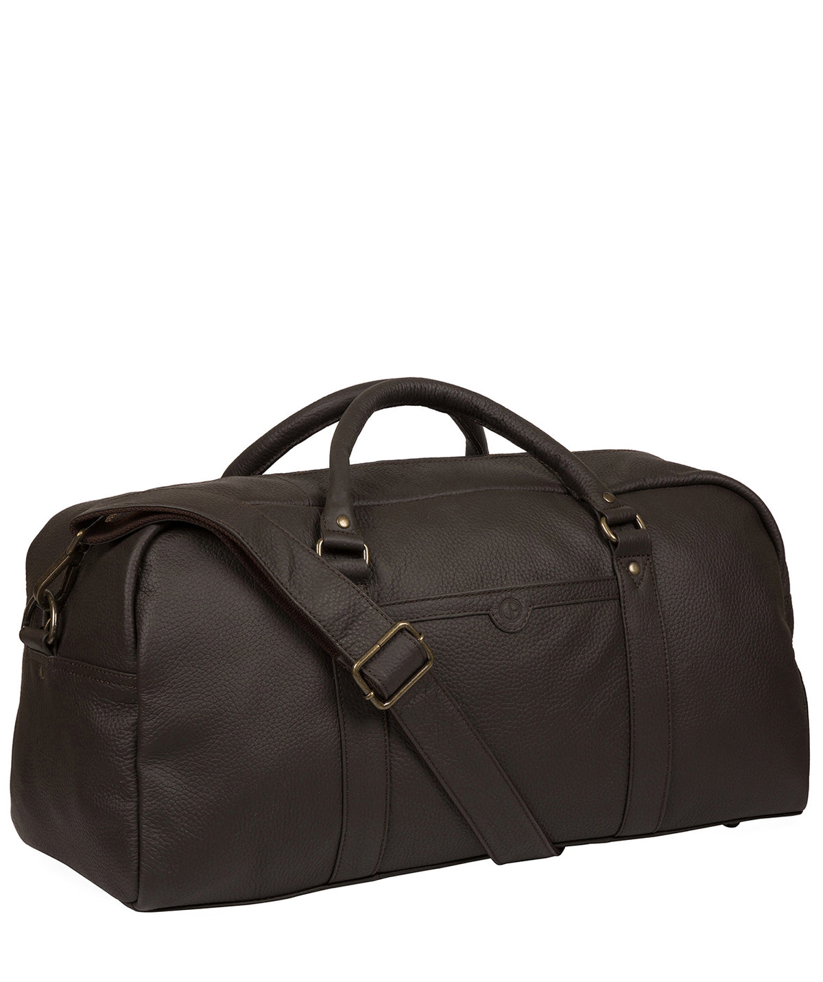'Shackleton' Brown Leather Holdall