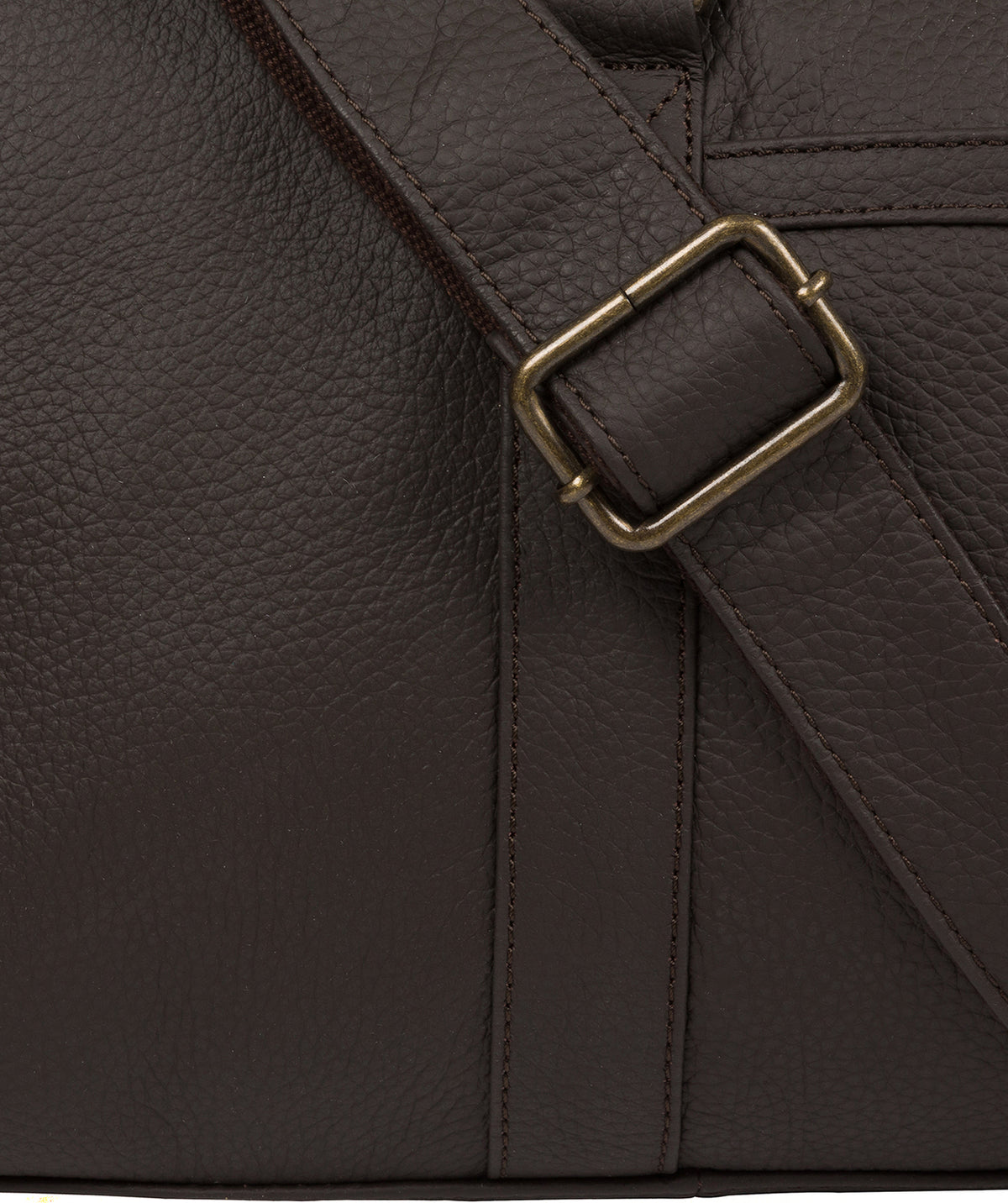'Shackleton' Brown Leather Holdall image 6