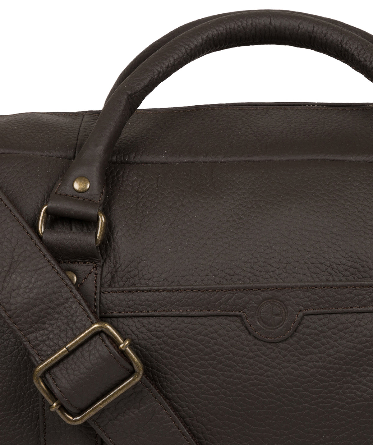 'Shackleton' Brown Leather Holdall image 7
