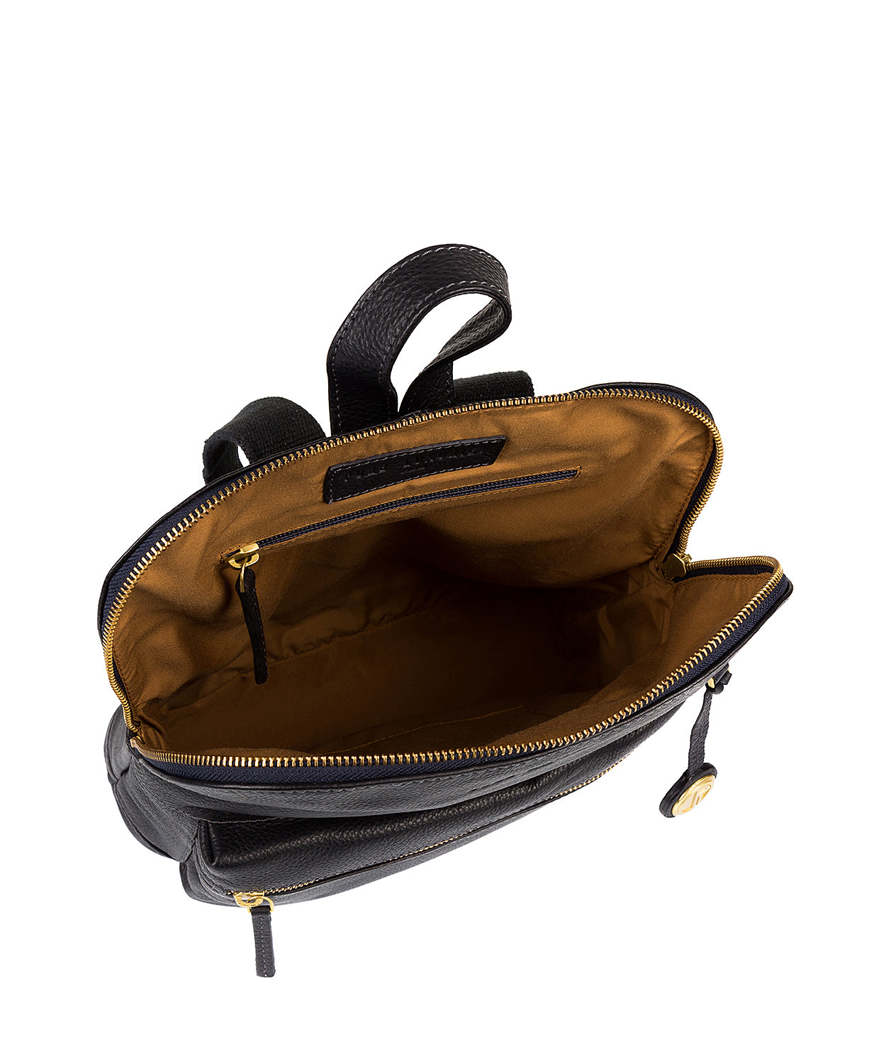 'Ingleby' Navy & Gold-Coloured Detail Backpack