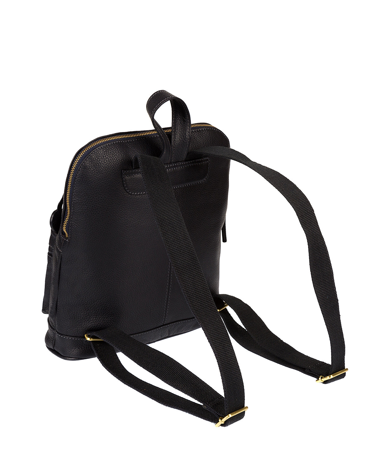 'Ingleby' Navy & Gold-Coloured Detail Backpack
