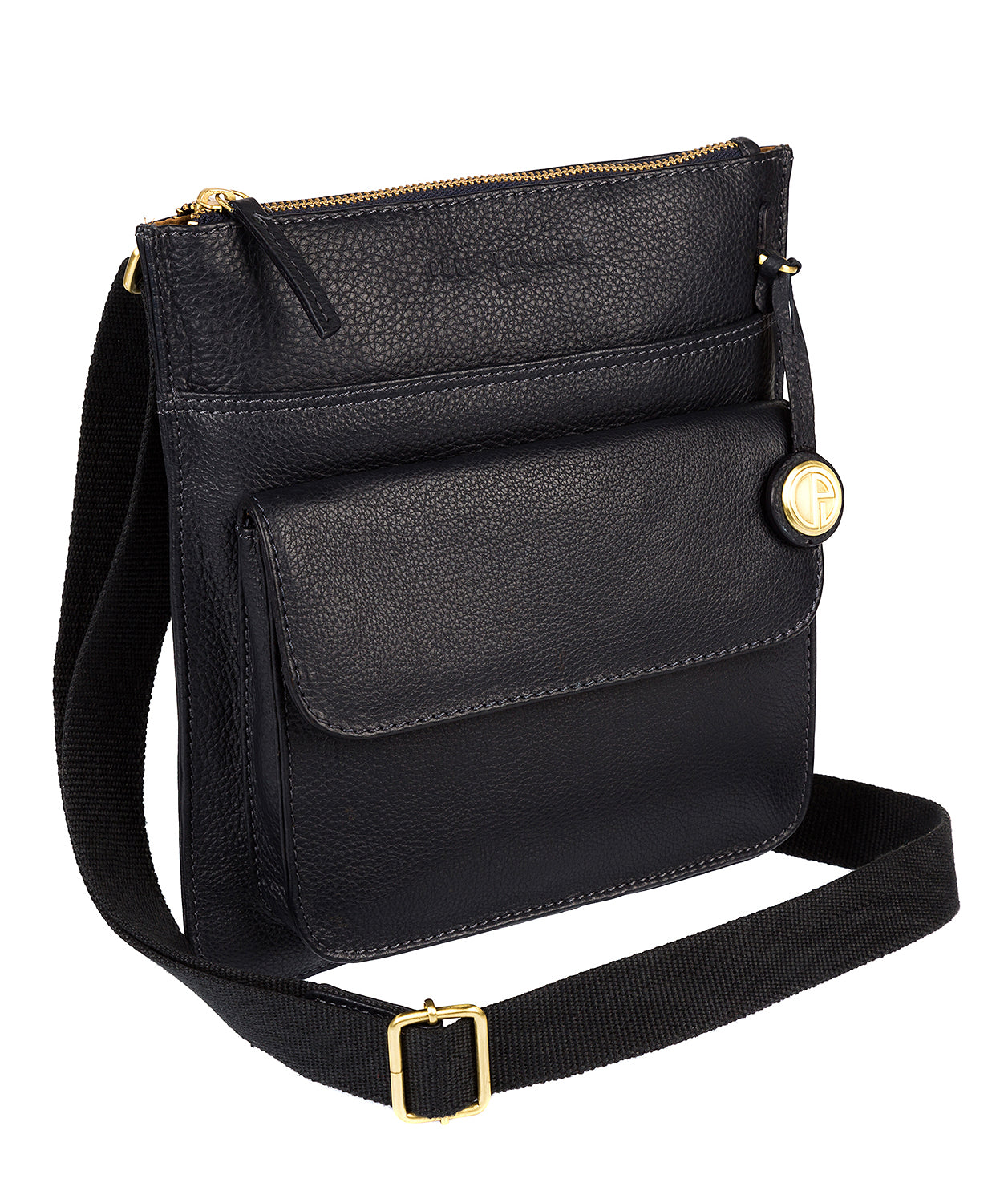 'Jarrow' Navy & Gold-Coloured Detail Bag