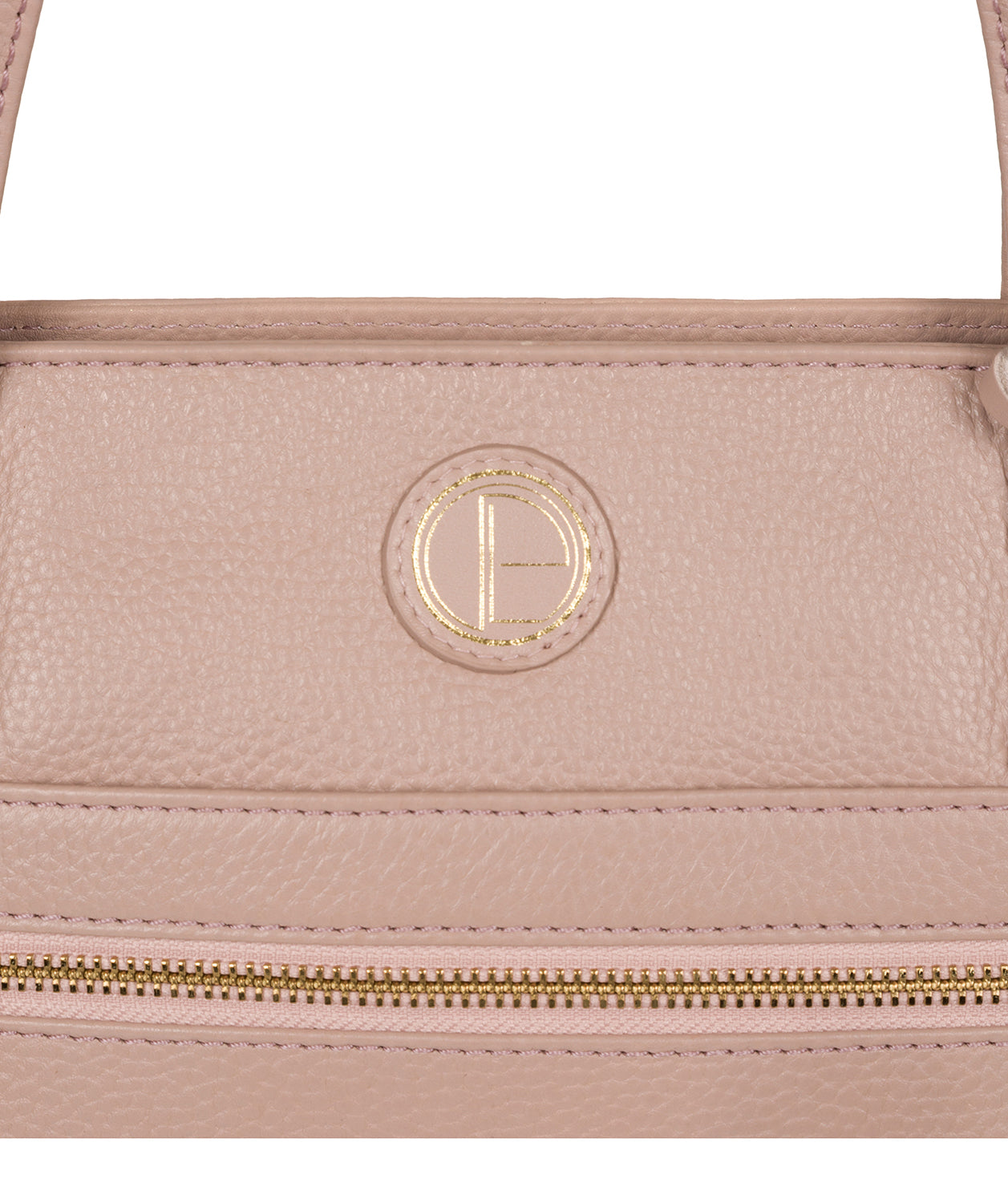 'Skye' Blush Pink Leather Tote Bag image 6