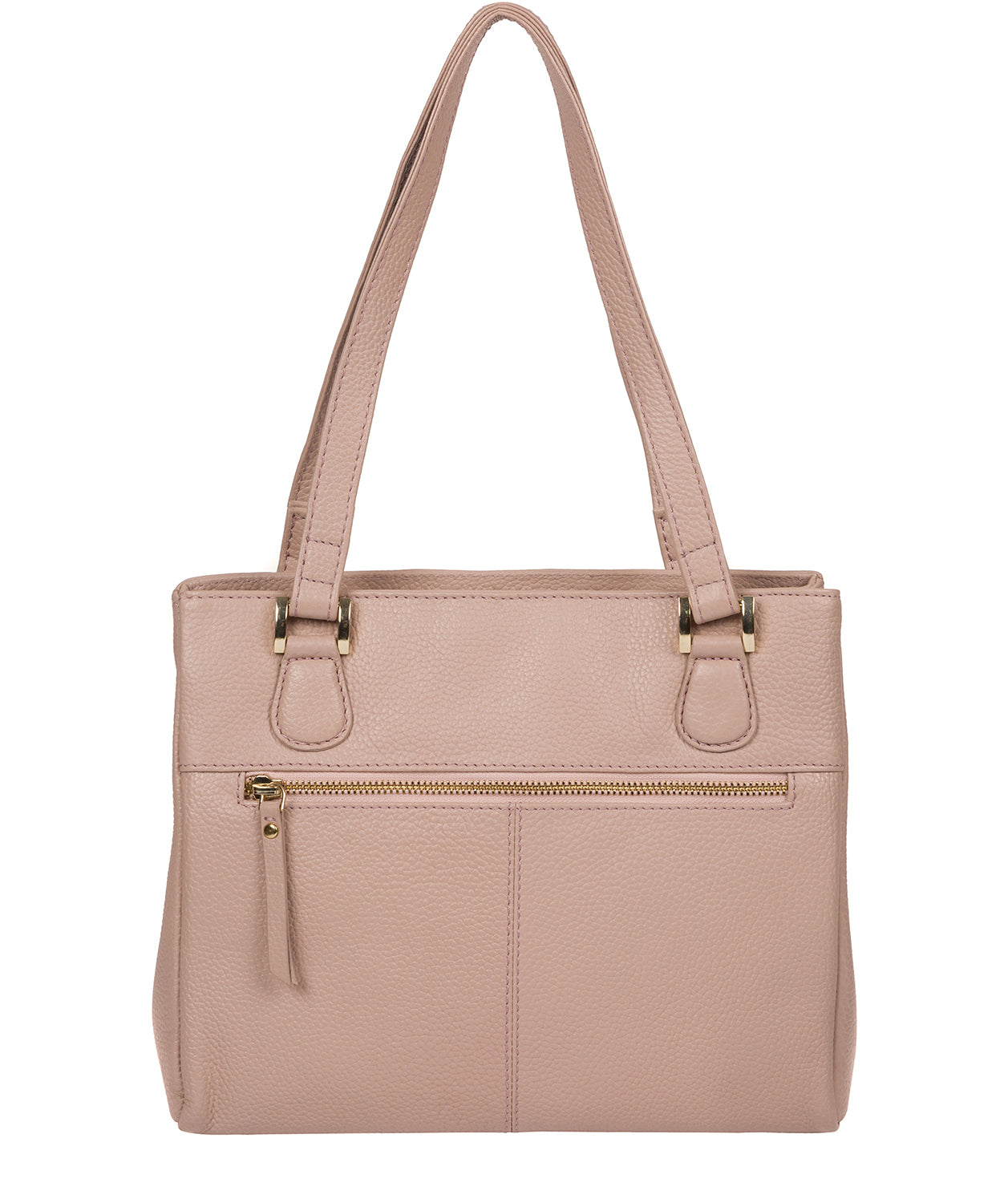 'Milana' Blush Pink Leather Handbag image 3