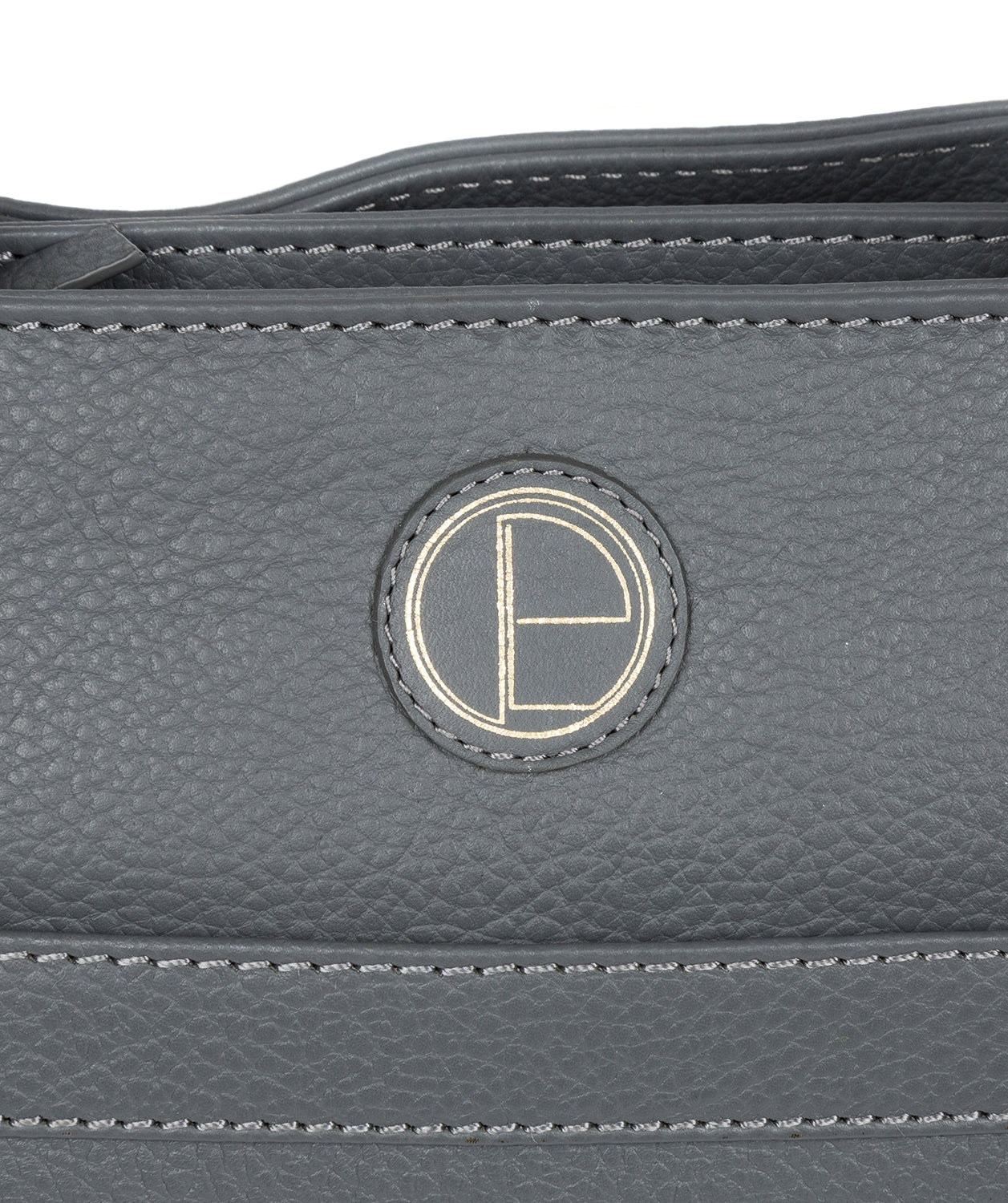 'Mist' Grey Leather Handbag Pure Luxuries London