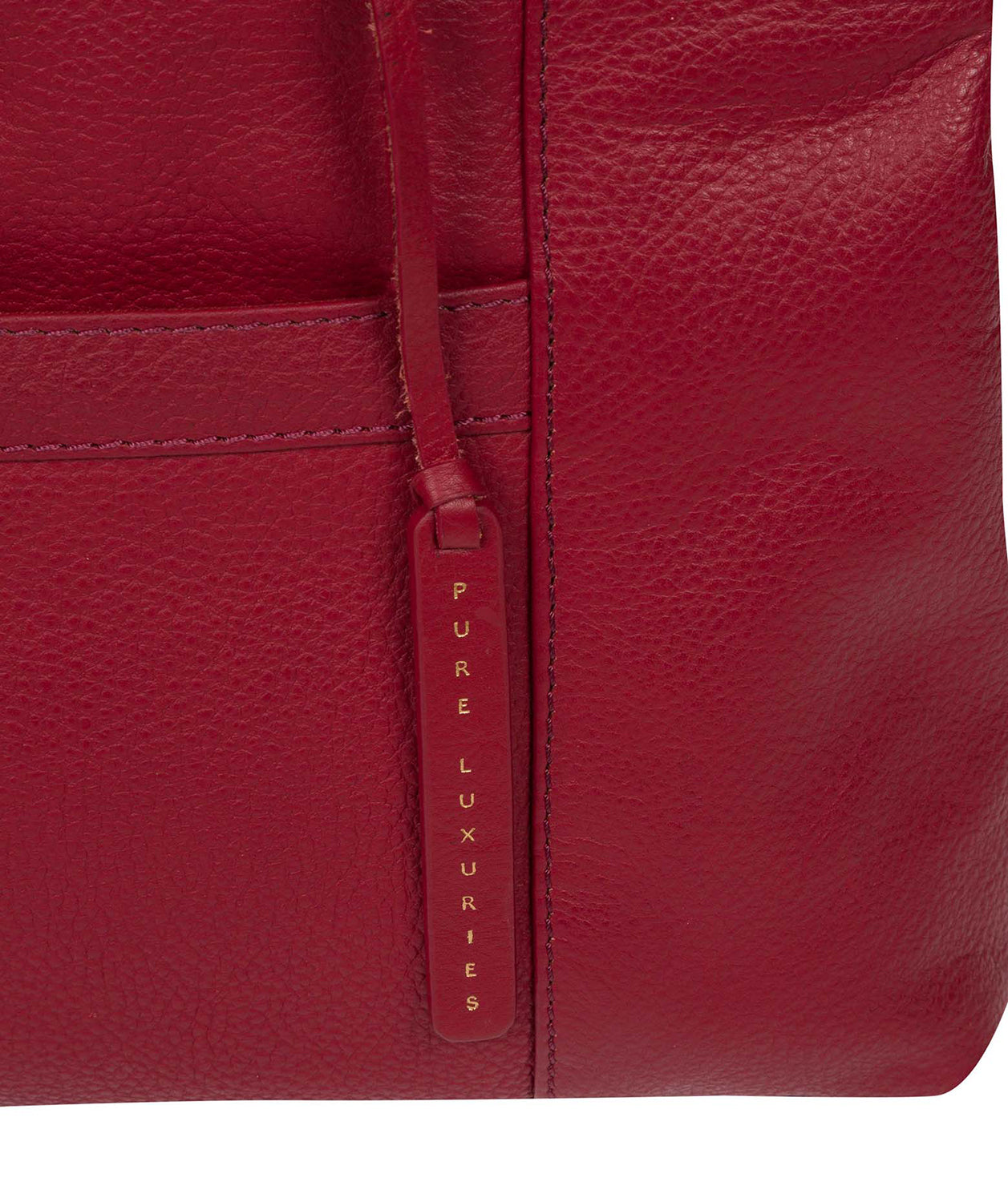 'Mist' Red Leather Handbag