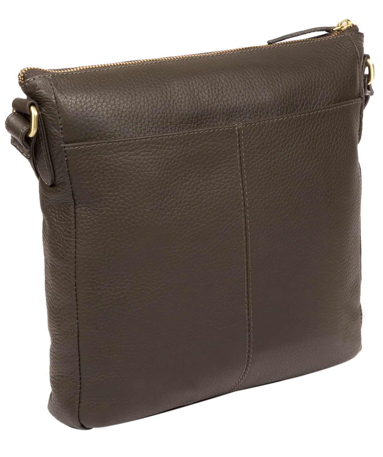 'Caroline' Olive Leather Cross Body Bag image 3