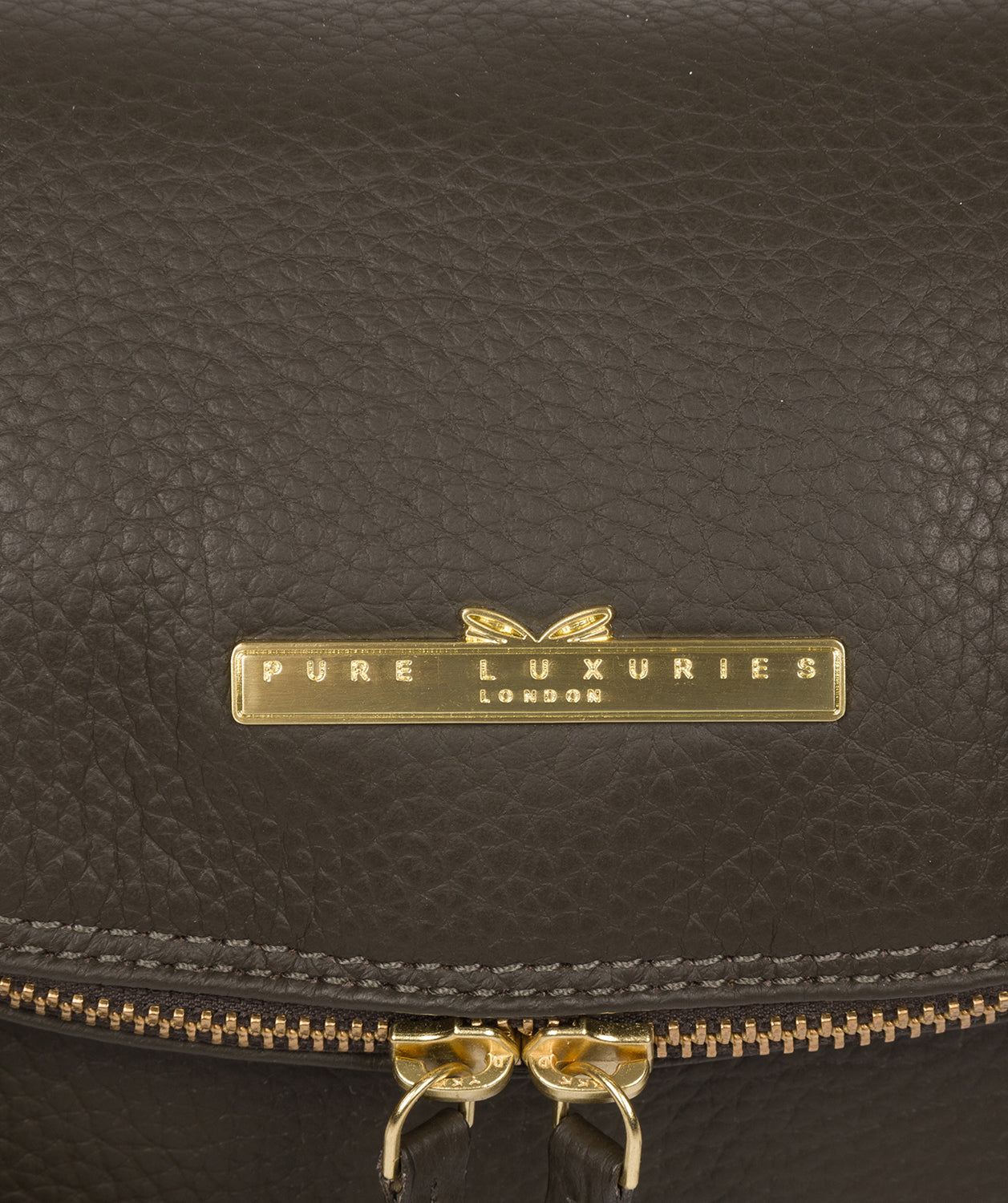 'Sheryl' Olive Leather Cross Body Bag Pure Luxuries London