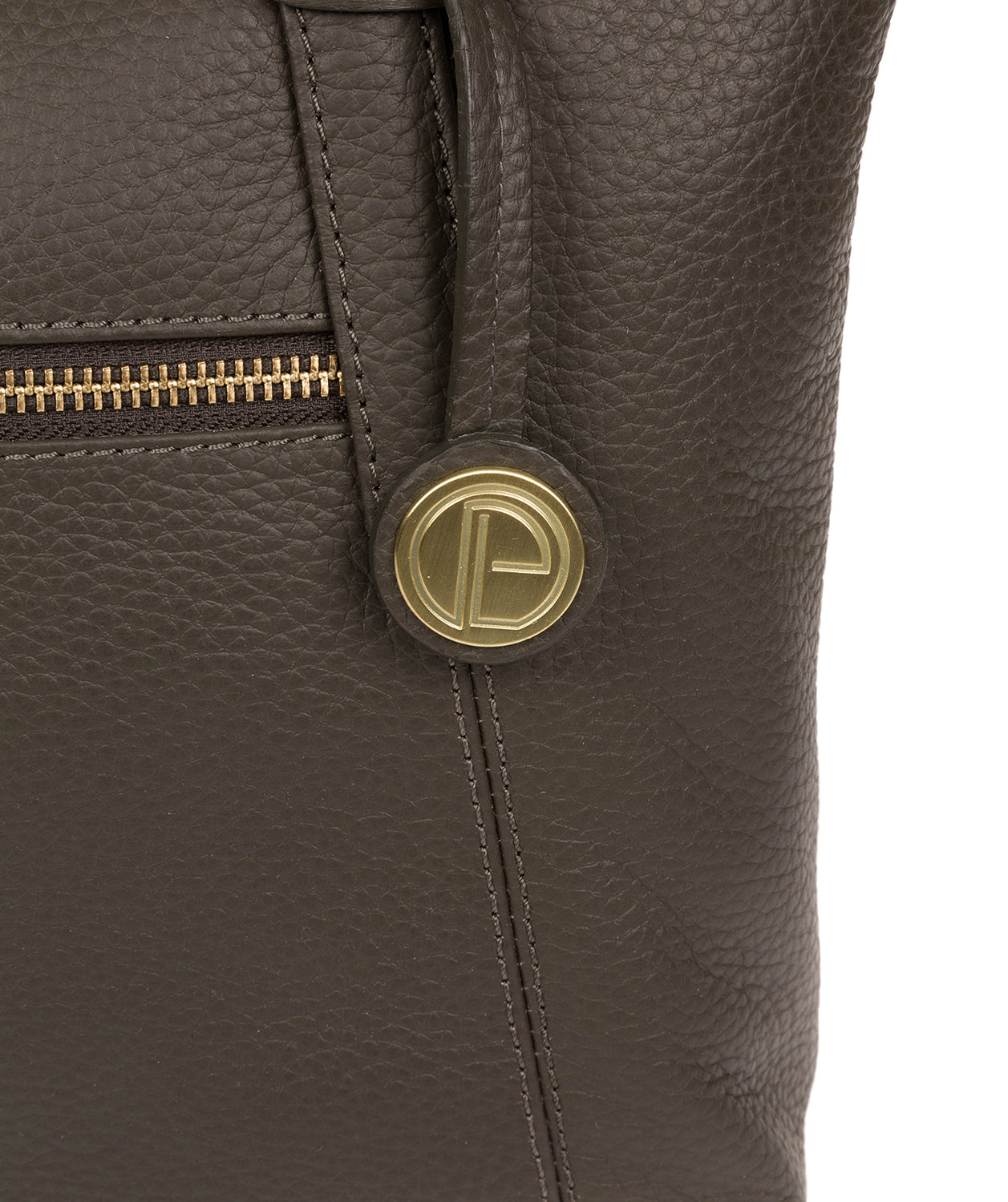 'Laurel' Olive Leather Handbag Pure Luxuries London