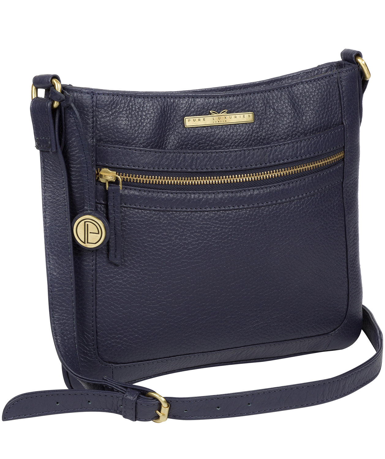 'Lily' Denim Leather Cross Body Bag