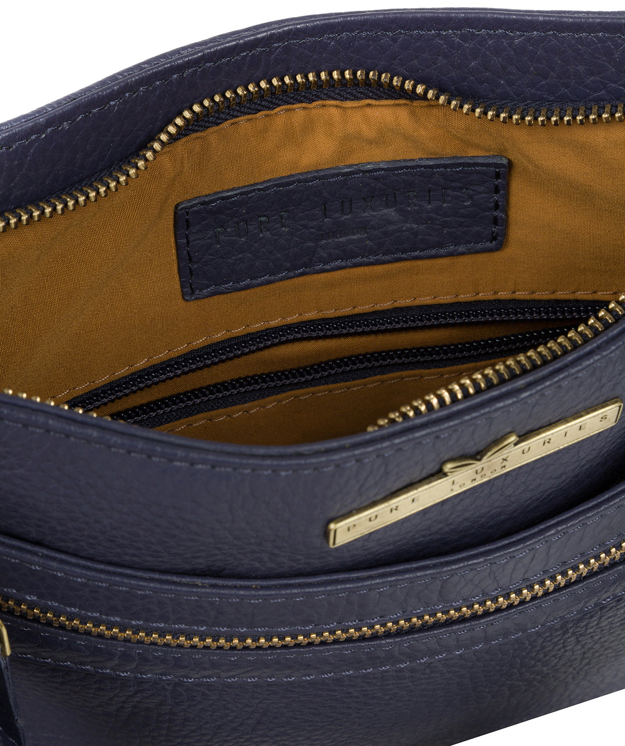 'Lily' Denim Leather Cross Body Bag