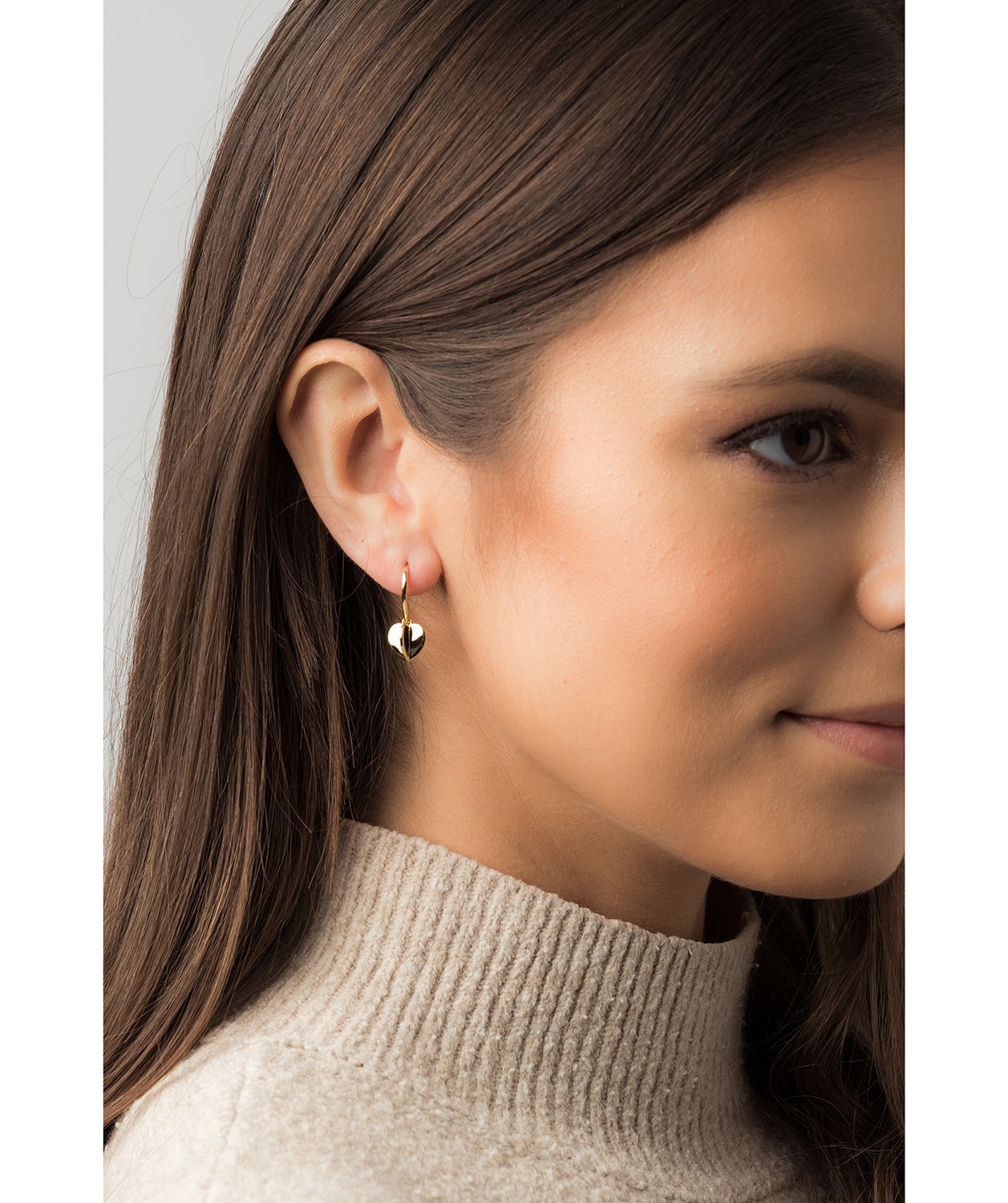 Copy of Gift Packaged 'Galilean' 925 Heart Drop Earrings