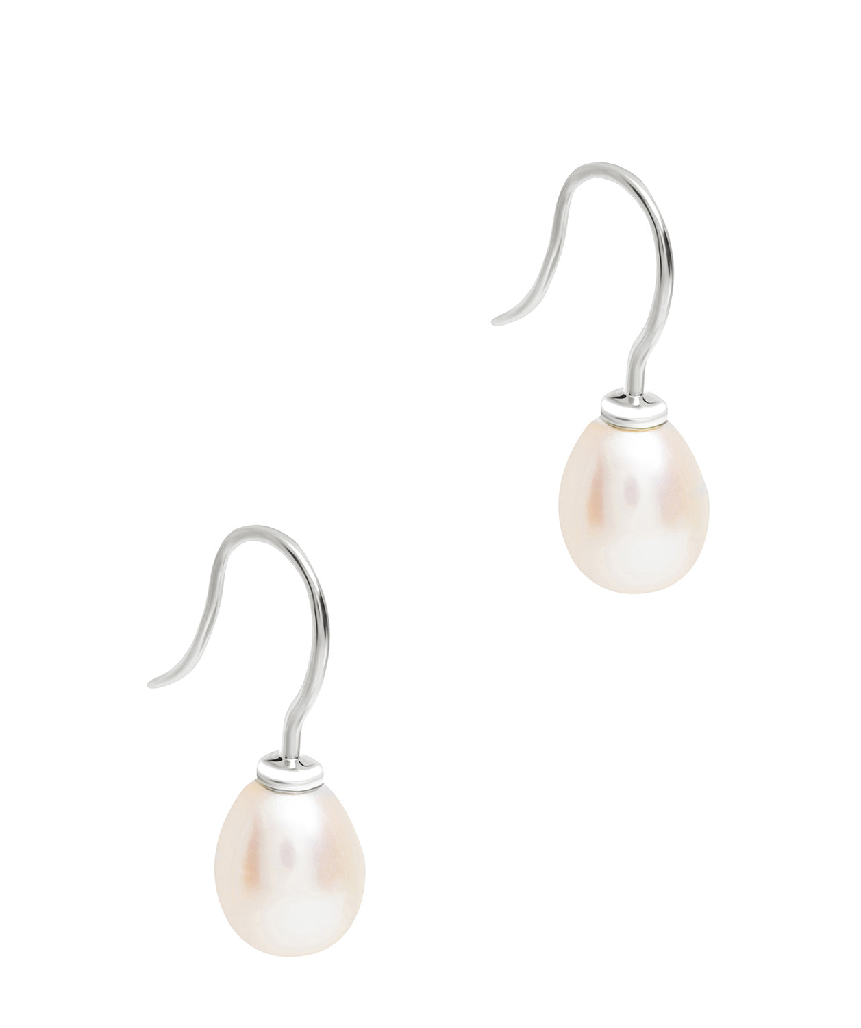 Gift Packaged 'Cadiz' 925 Silver & Freshwater Pearl Drop Earrings