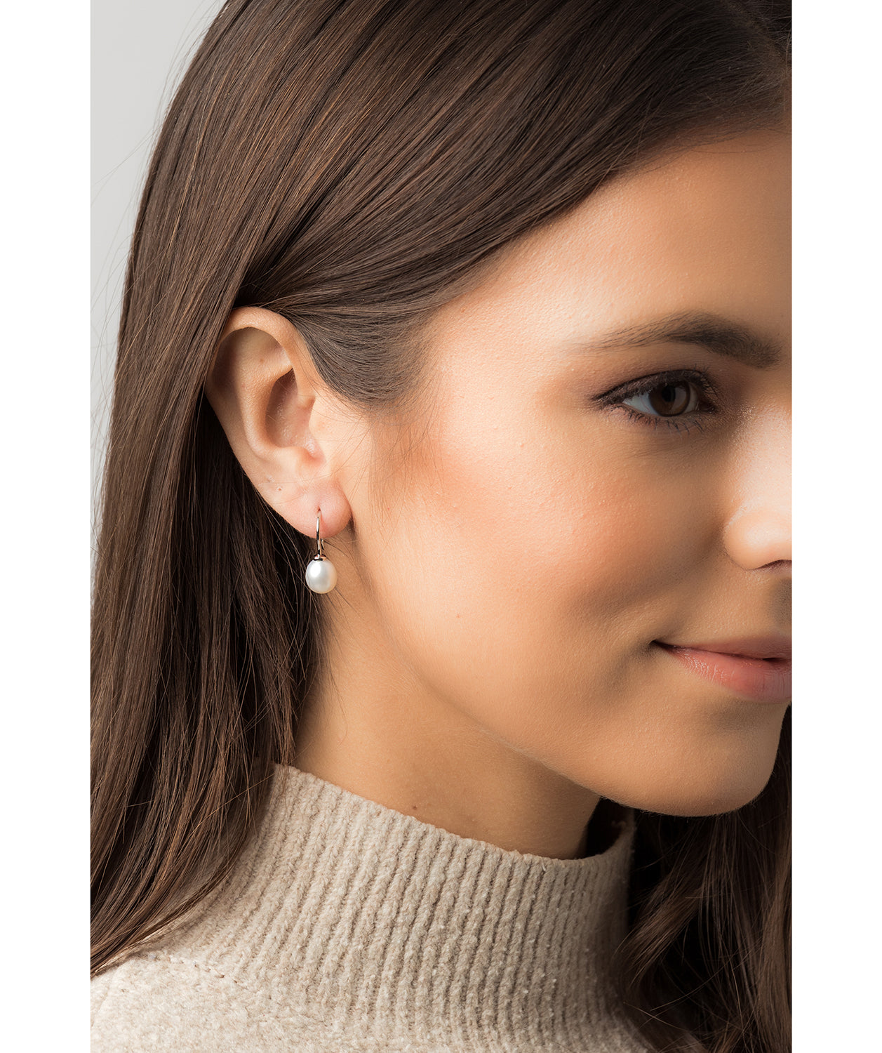 Gift Packaged 'Cadiz' 925 Silver & Freshwater Pearl Drop Earrings