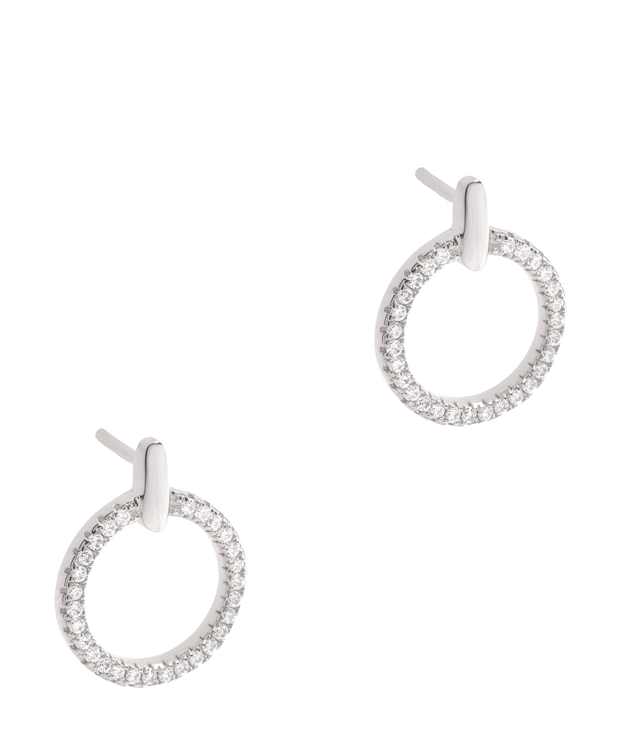 Gift Packaged 'Hervey' 925 Silver & Cubic Zirconia Earrings