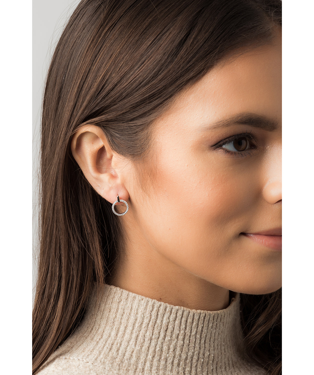 Gift Packaged 'Hervey' 925 Silver & Cubic Zirconia Earrings