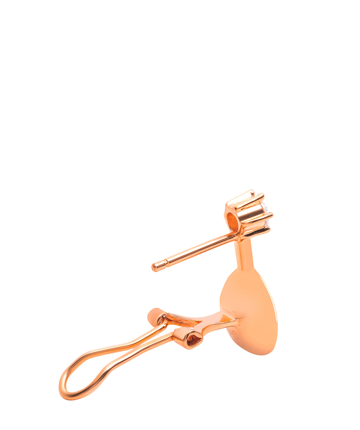 Gift Packaged 'Holton' 18ct Rose Gold Plated 925 Silver & Freshwater Pearl Sparkle Earrings