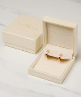 Gift Packaged 'Alison' 18ct Rose Gold Plated 925 Silver Hoop Earrings