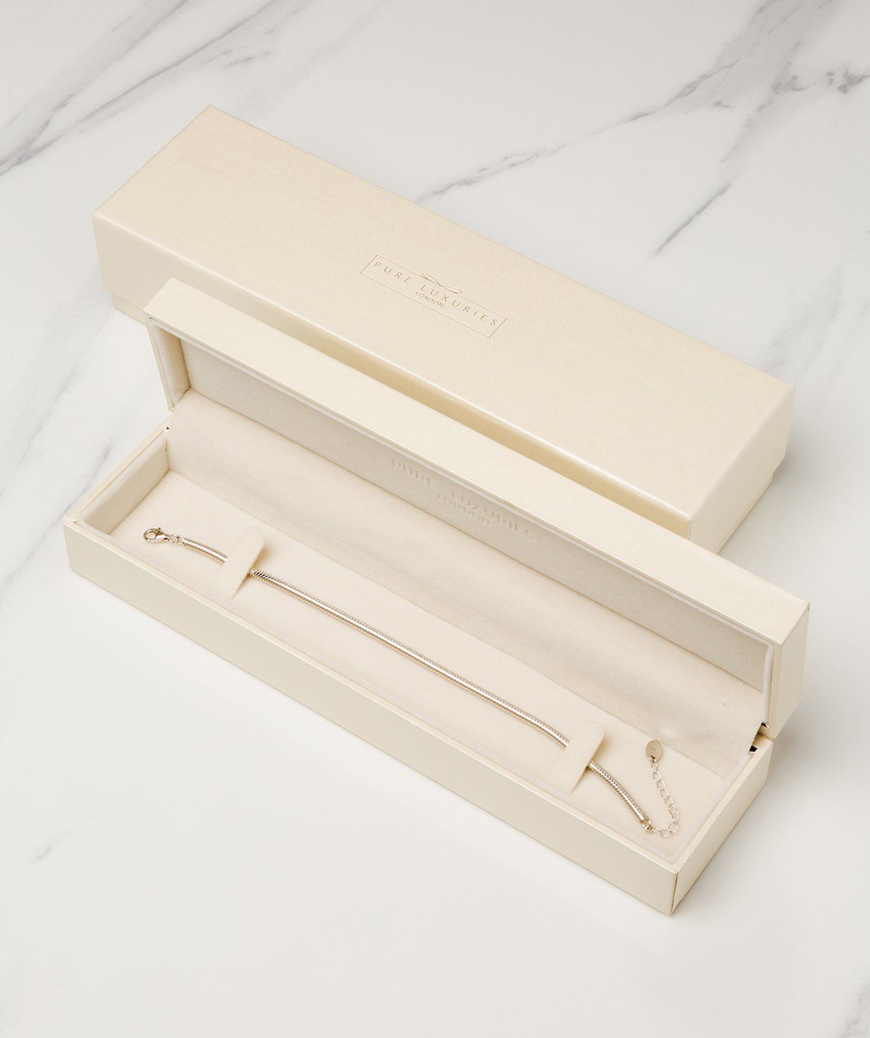 Gift Packaged 'Sosa' Rhodium Plated Plated 925 Silver Bracelet