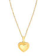 Gift Packaged 'Sumner' 18ct Yellow Gold Plated 925 Silver Heart Pendant Necklace