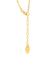 Gift Packaged 'Anson' 18ct Yellow Gold Plated 925 Silver Ribbon Design Necklace