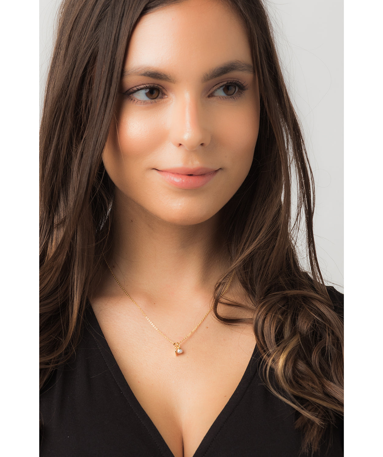 Gift Packaged 'Fonseca' 18ct Yellow Gold Plated 925 Silver with Freshwater Pearl Necklace