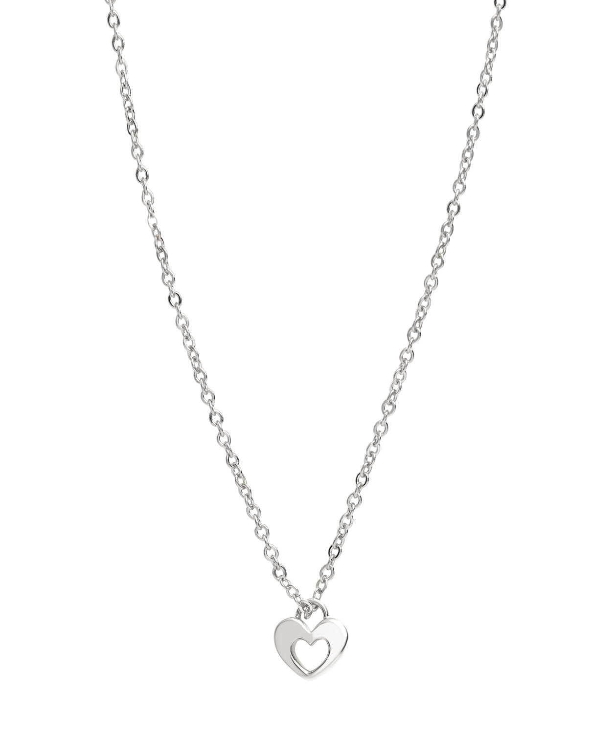 Gift Packaged 'Jaen' 925 Silver Heart Necklace