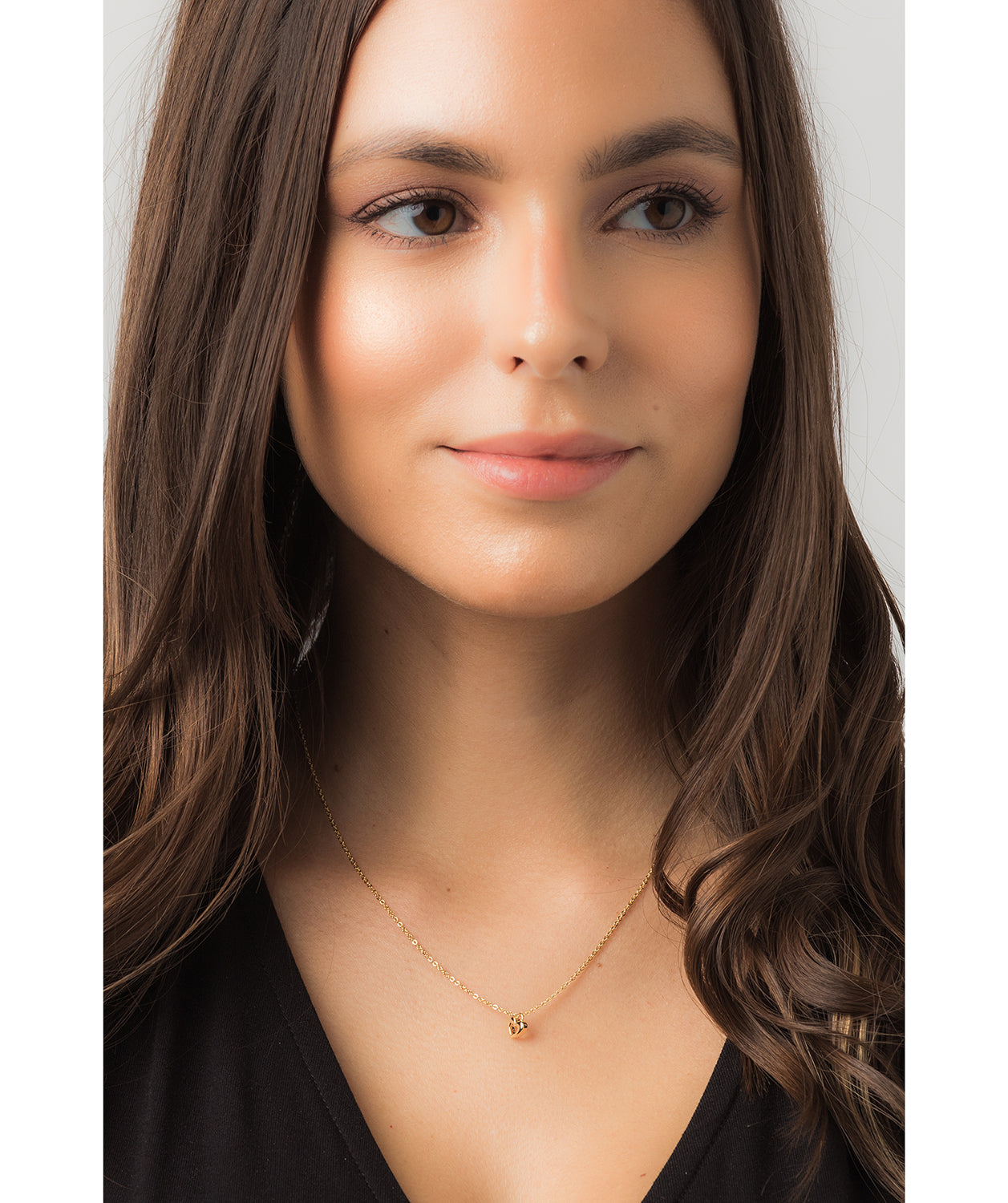 Gift Packaged 'Jaen' 18ct Yellow Gold Plated 925 Silver Heart Necklace