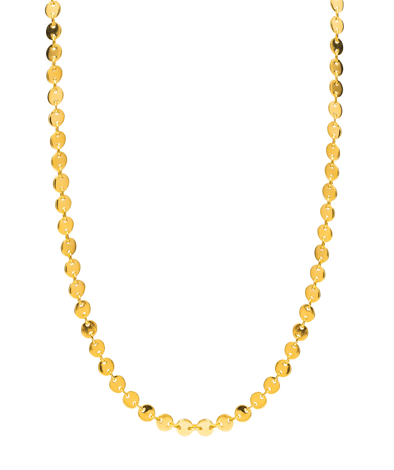 Gift Packaged 'Modesto' 18ct Yellow Gold Plated 925 Silver Link Necklace