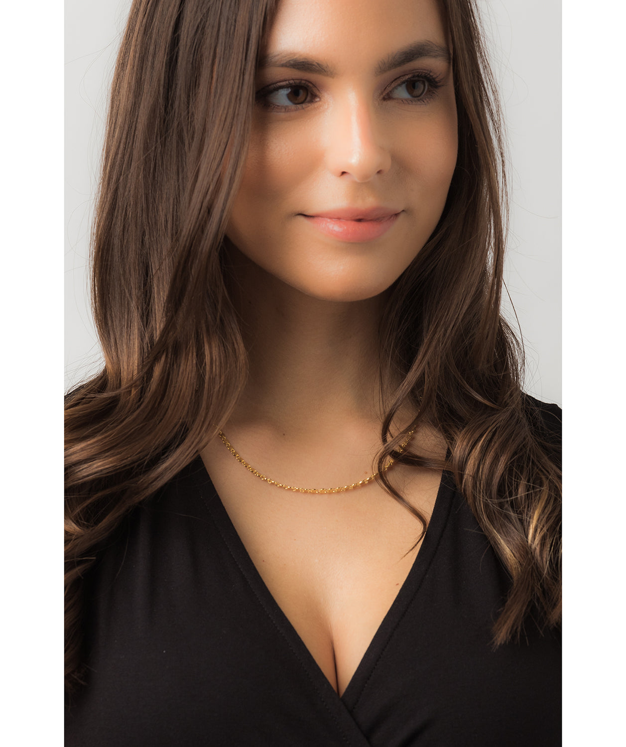 Gift Packaged 'Modesto' 18ct Yellow Gold Plated 925 Silver Link Necklace