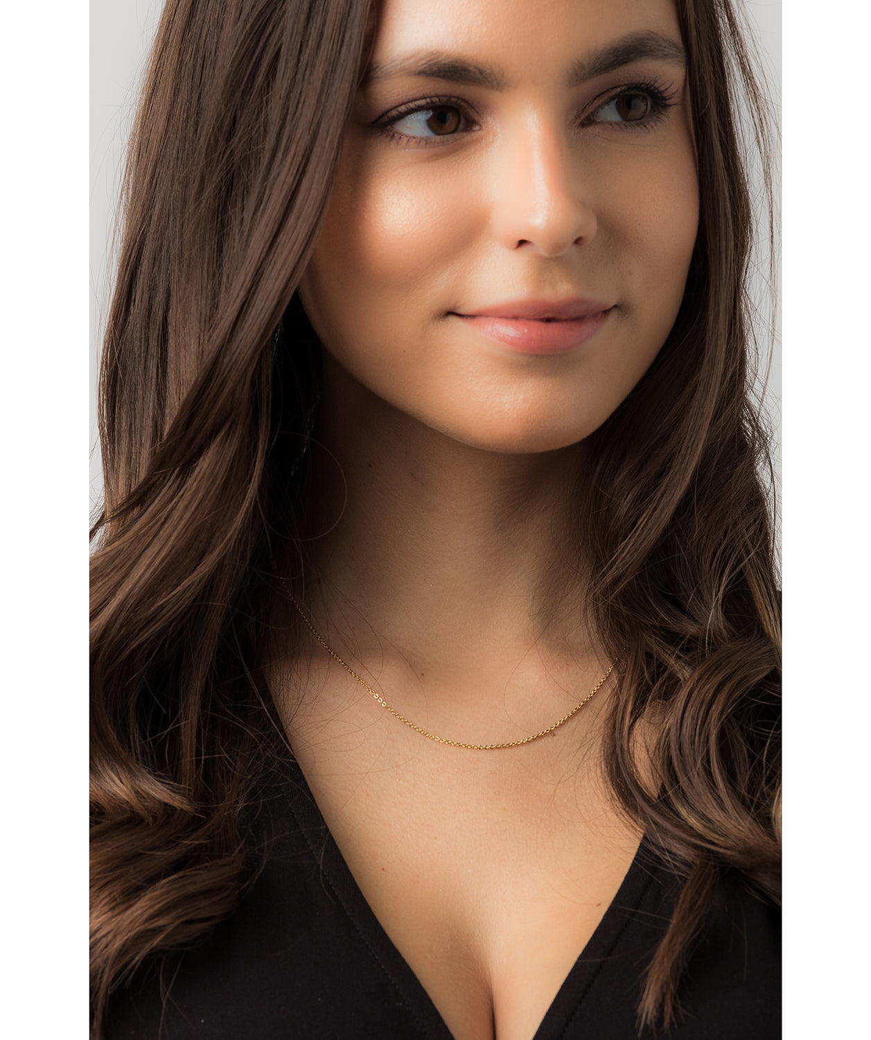 Gift Packaged 'Girona' 18ct Yellow Gold Plated 925 Silver Fine Trace Chain Necklace