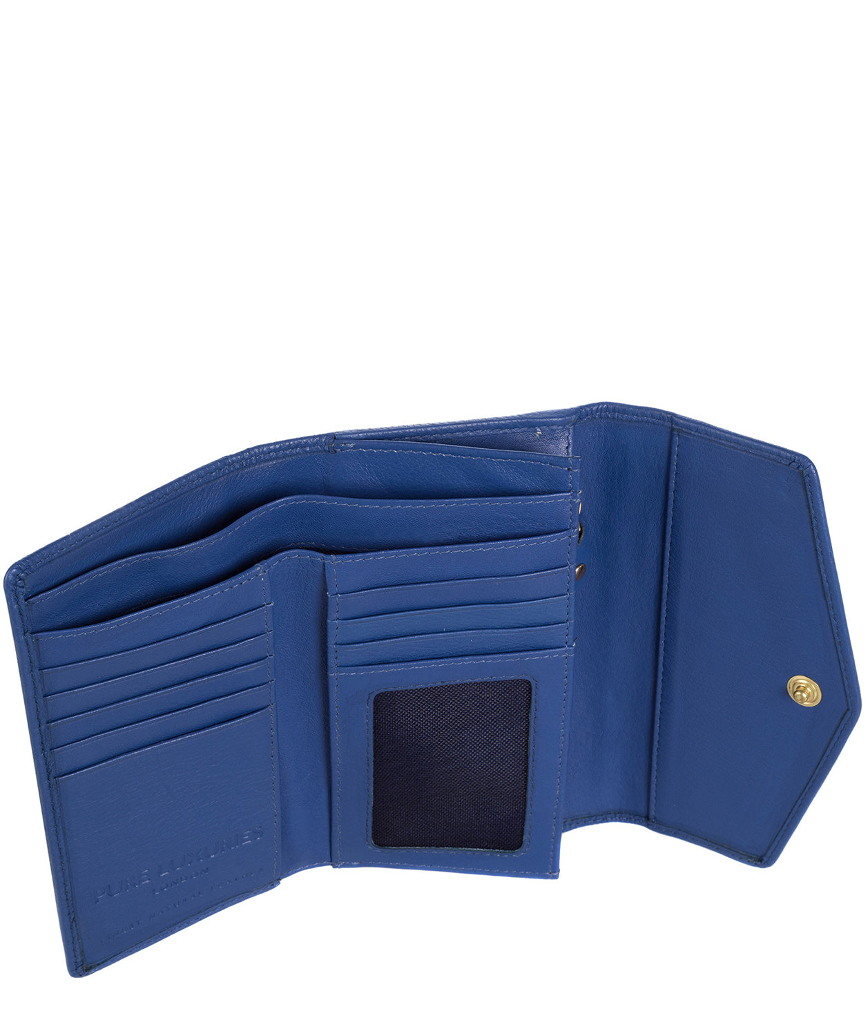 'Galway' Cobalt Fine Leather RFID Purse