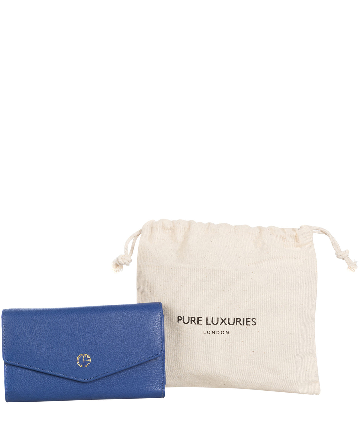 'Galway' Cobalt Fine Leather RFID Purse