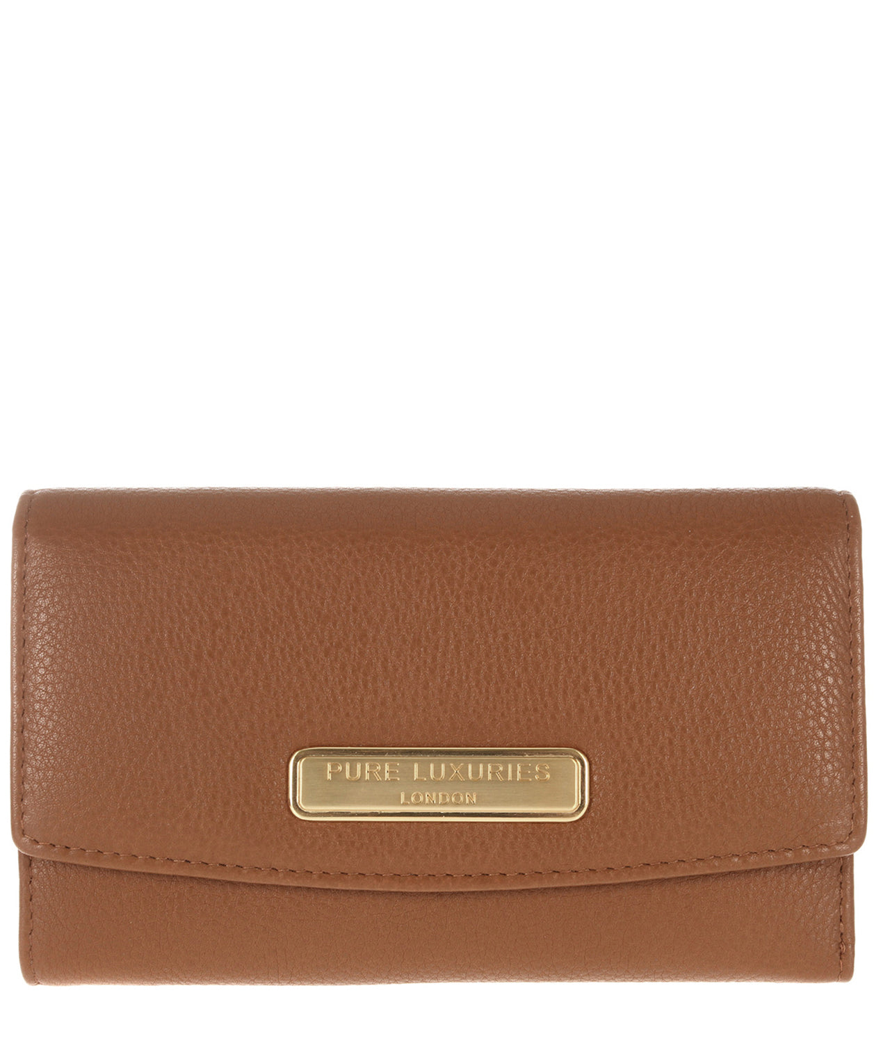'Austen' Tan Natural Leather Purse