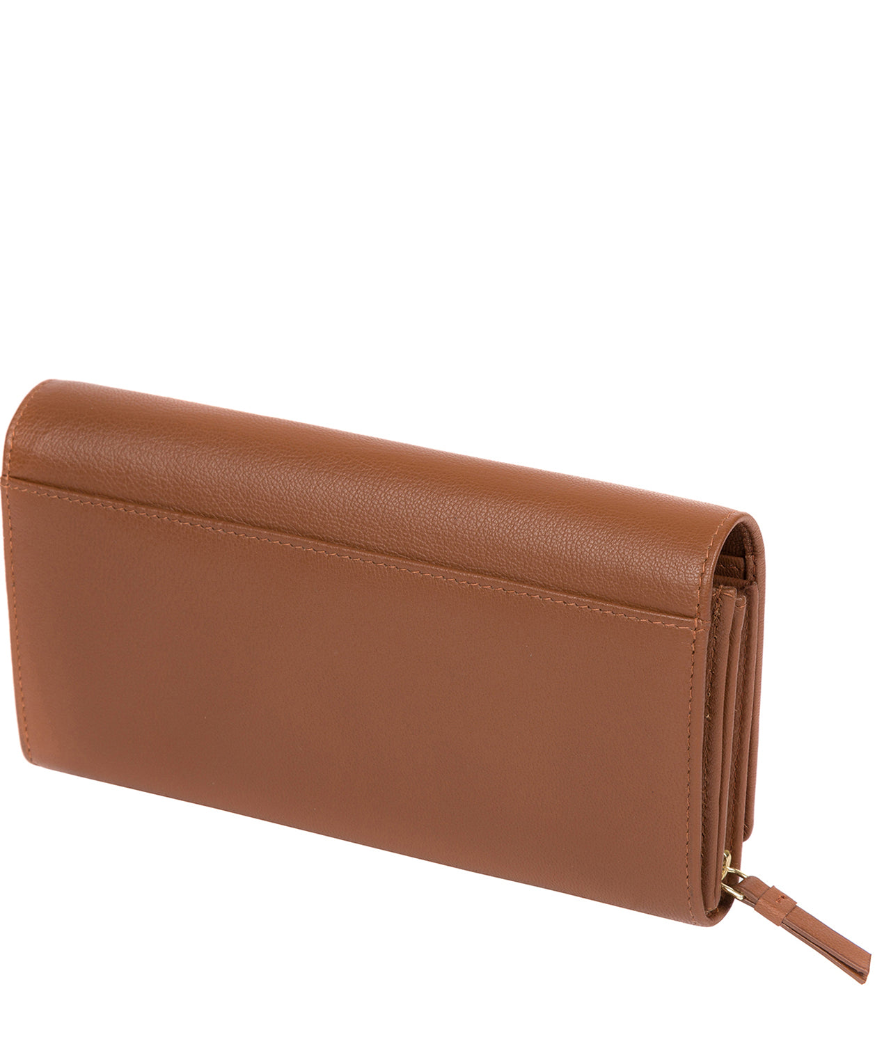 'Kite' Tan Leather Tri-Fold Purse image 3