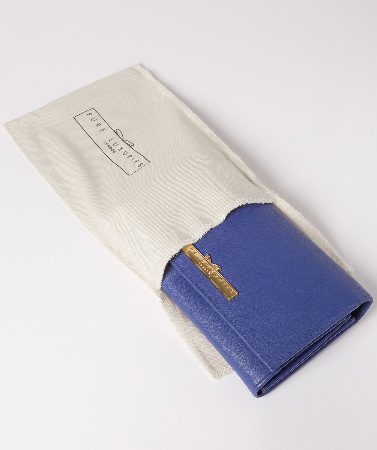 'Finch' Royal Blue Leather Bi-Fold Purse image 5