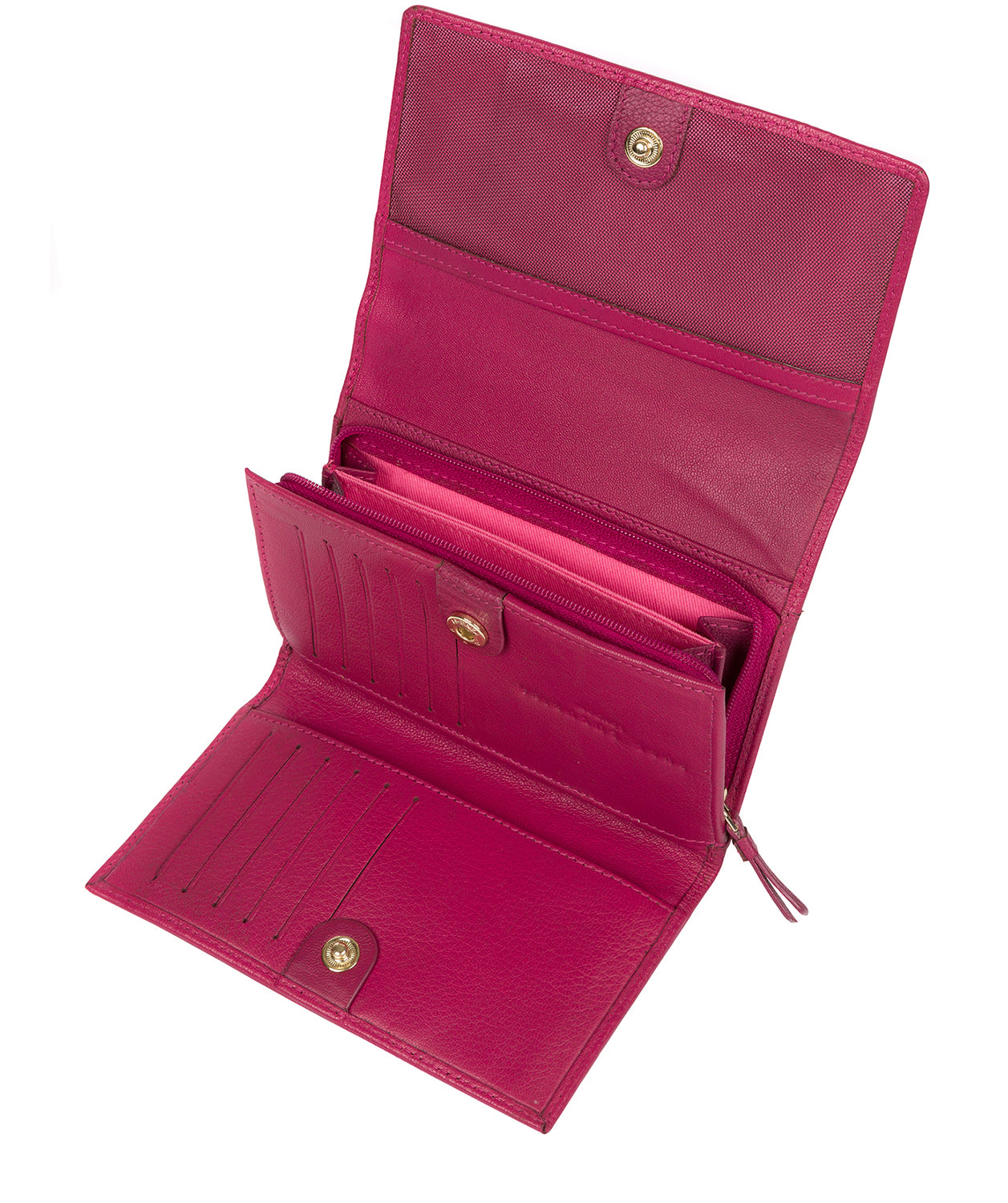 'Swift' Sangria Leather Tri-Fold Purse image 4