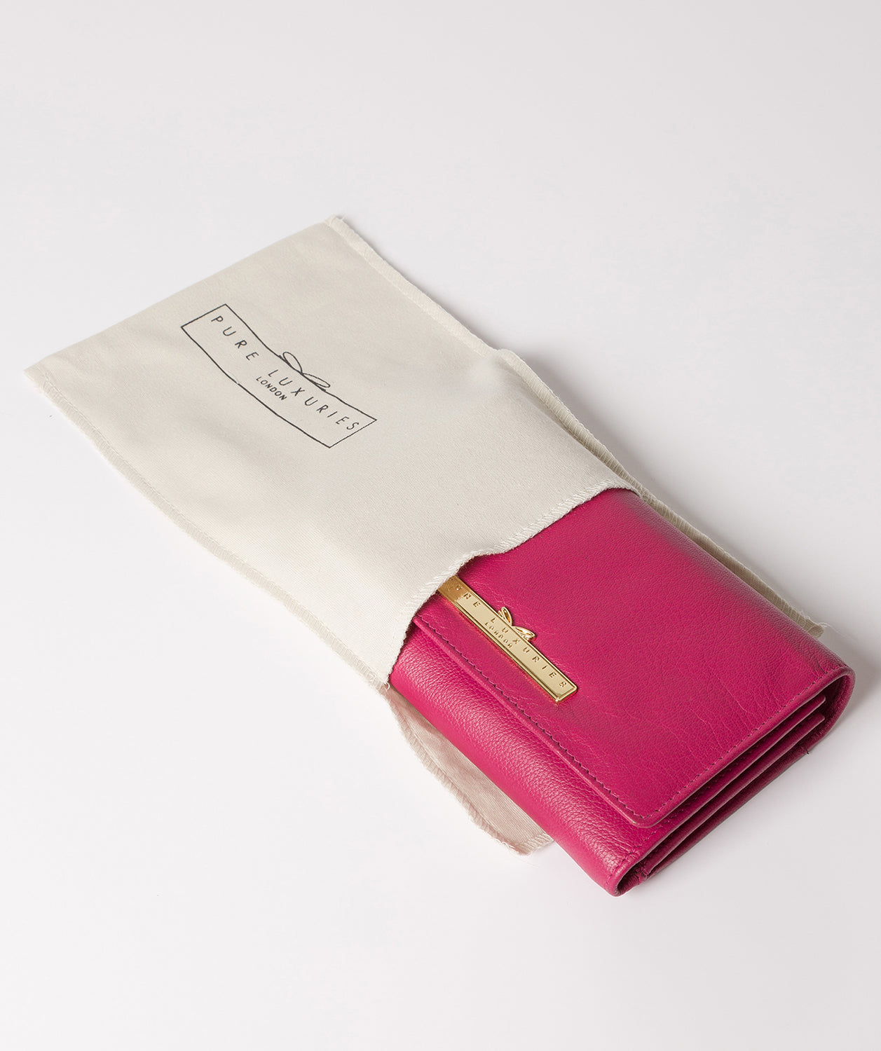 'Swift' Sangria Leather Tri-Fold Purse image 5