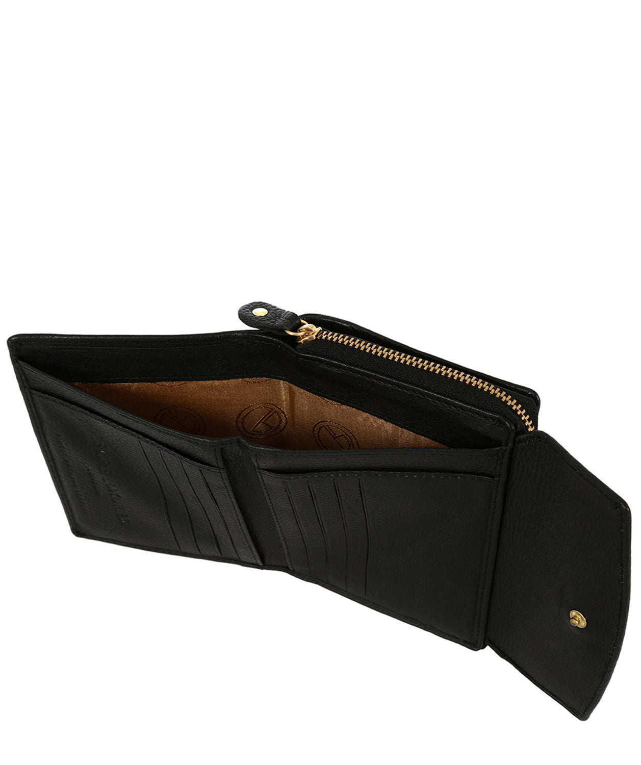 'Christie' Black Fine Leather RFID Purse