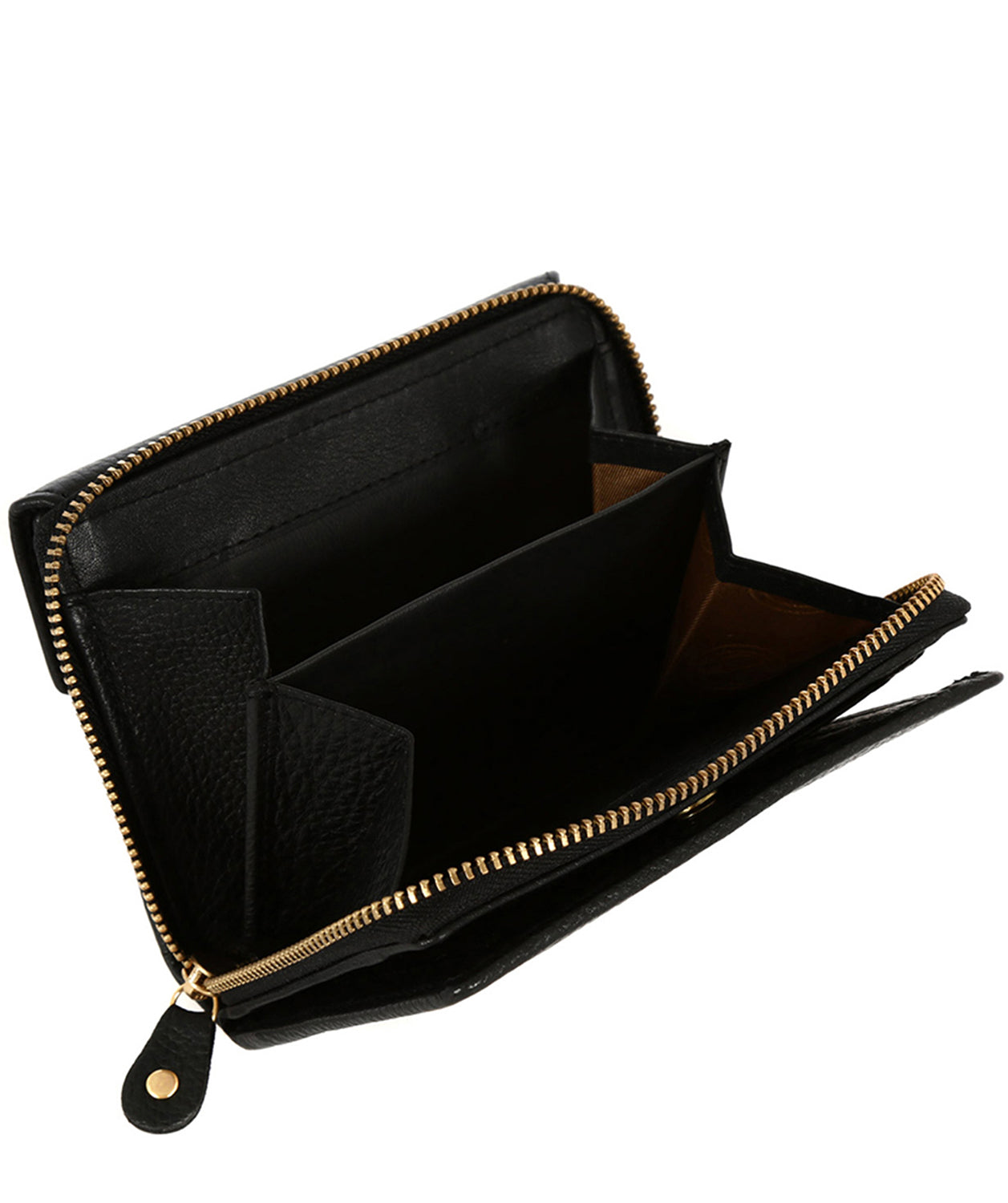 'Christie' Black Fine Leather RFID Purse