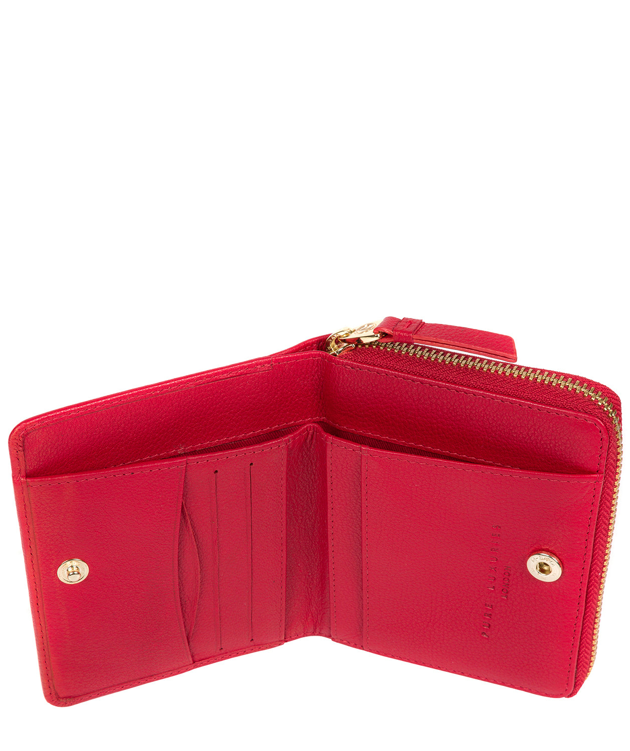 'Piper' Barbados Cherry Leather Bi-Fold Purse image 4
