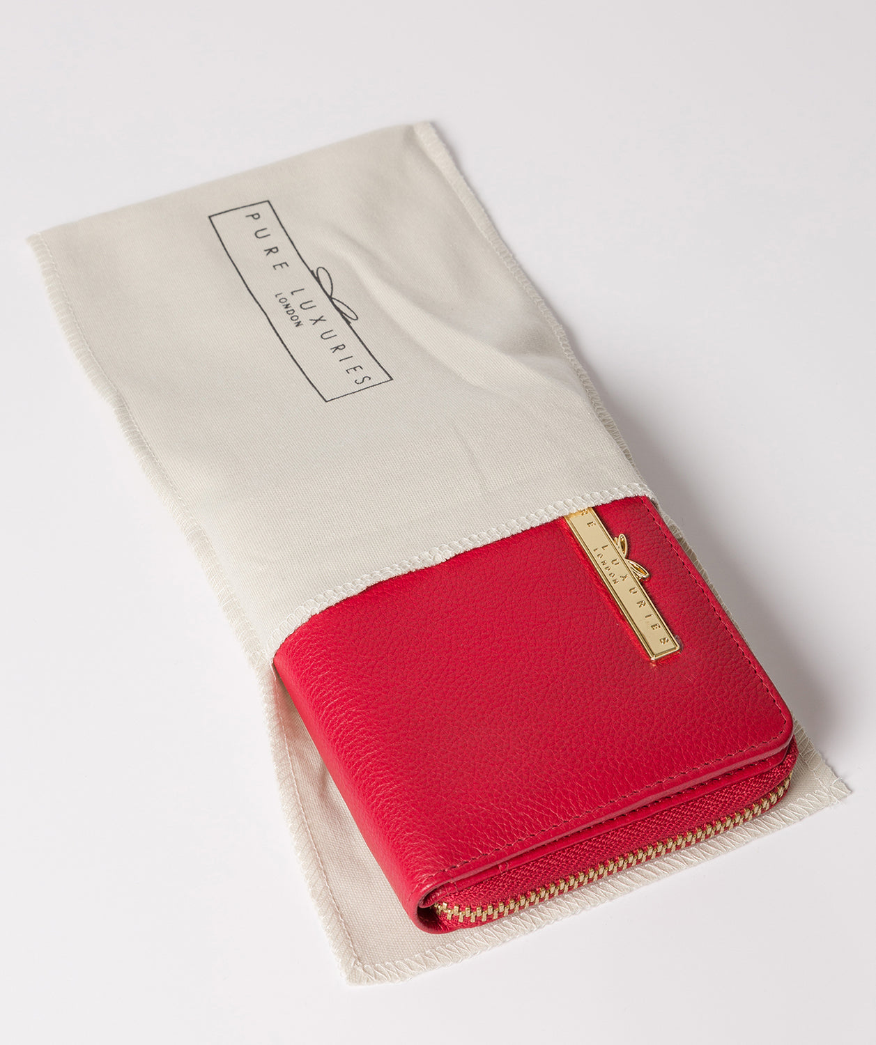 'Piper' Barbados Cherry Leather Bi-Fold Purse image 5